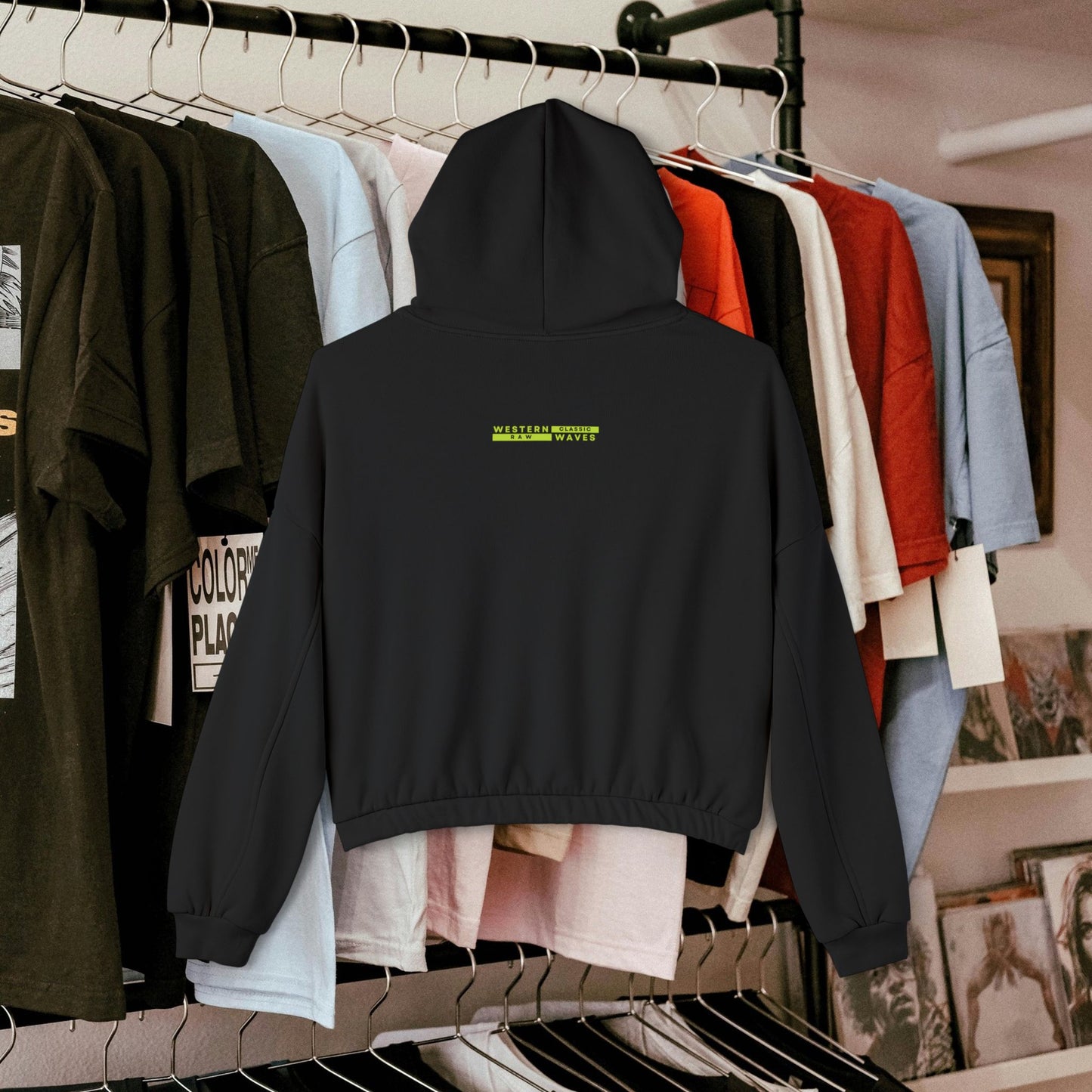 Cinched Bottom Hoodie_ N7 Series CBHOODIE PT2WW001_ Limited Edition Stylish & Inspirational Hoodie by WesternWaves: