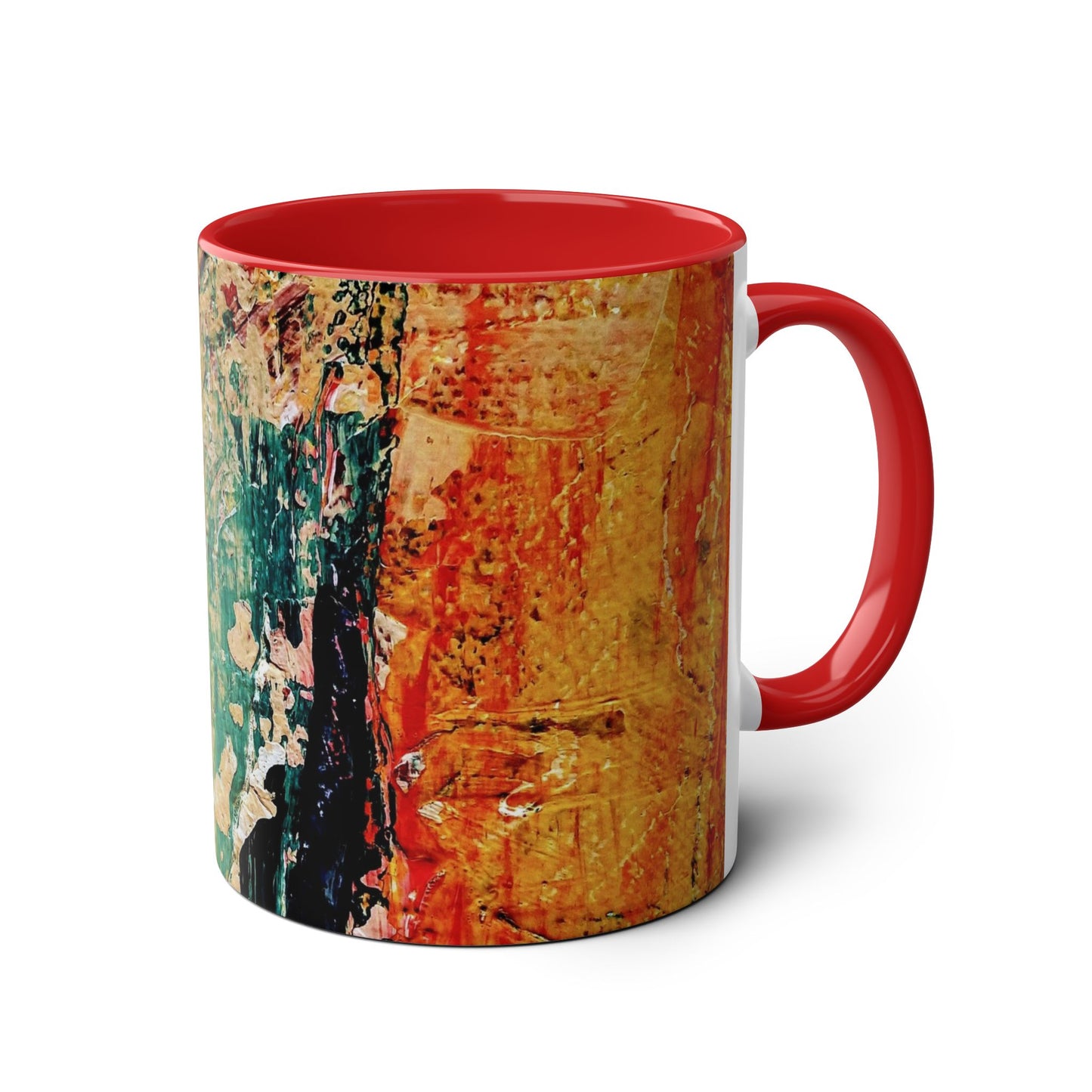 Two-Tone Coffee Mugs, 11oz_ N2+ Series TTCM11OZ PT2WW001_ Limited Edition by SPW of WesternWaves: