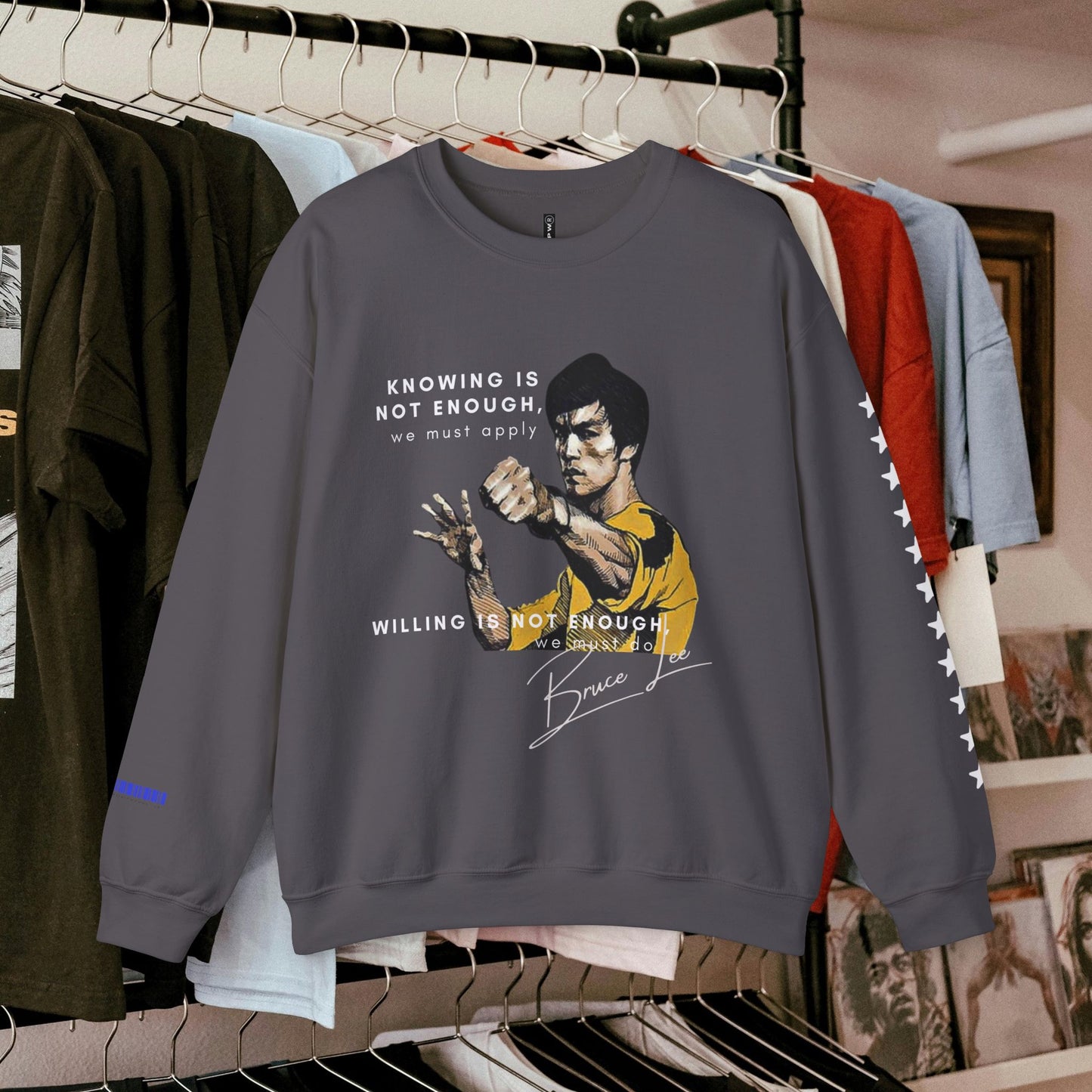 Unisex Heavy Blend™ Crewneck Sweatshirt_ N2+ Sports Series UHBCSS PT2WW008_ Limited Edition ‘Zeztz’ Brand Sports Elements by WesternWaves: