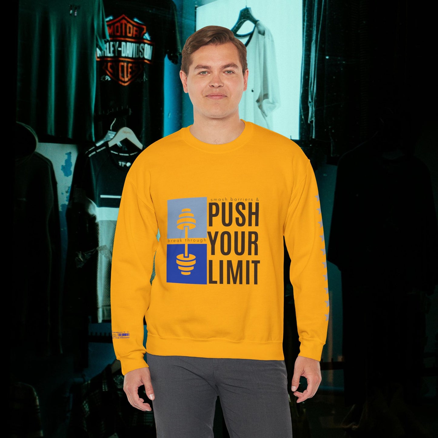 Unisex Heavy Blend™ Crewneck Sweatshirt_ N+ Series UHBCSS PT2WW027_ Limited Edition by WesternWaves: