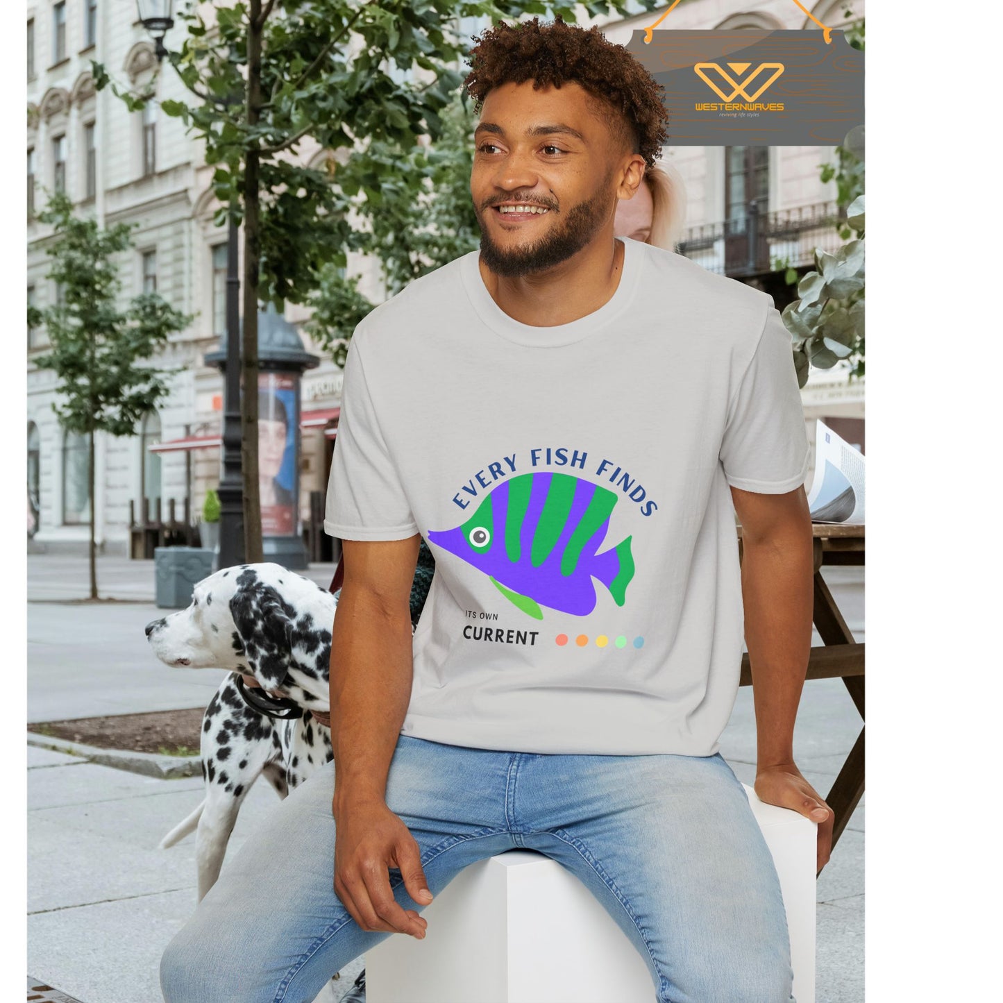 Unisex Softstyle T-Shirt_ N+ Series USSTS FT2WW009_ Limited Edition by WesternWaves: