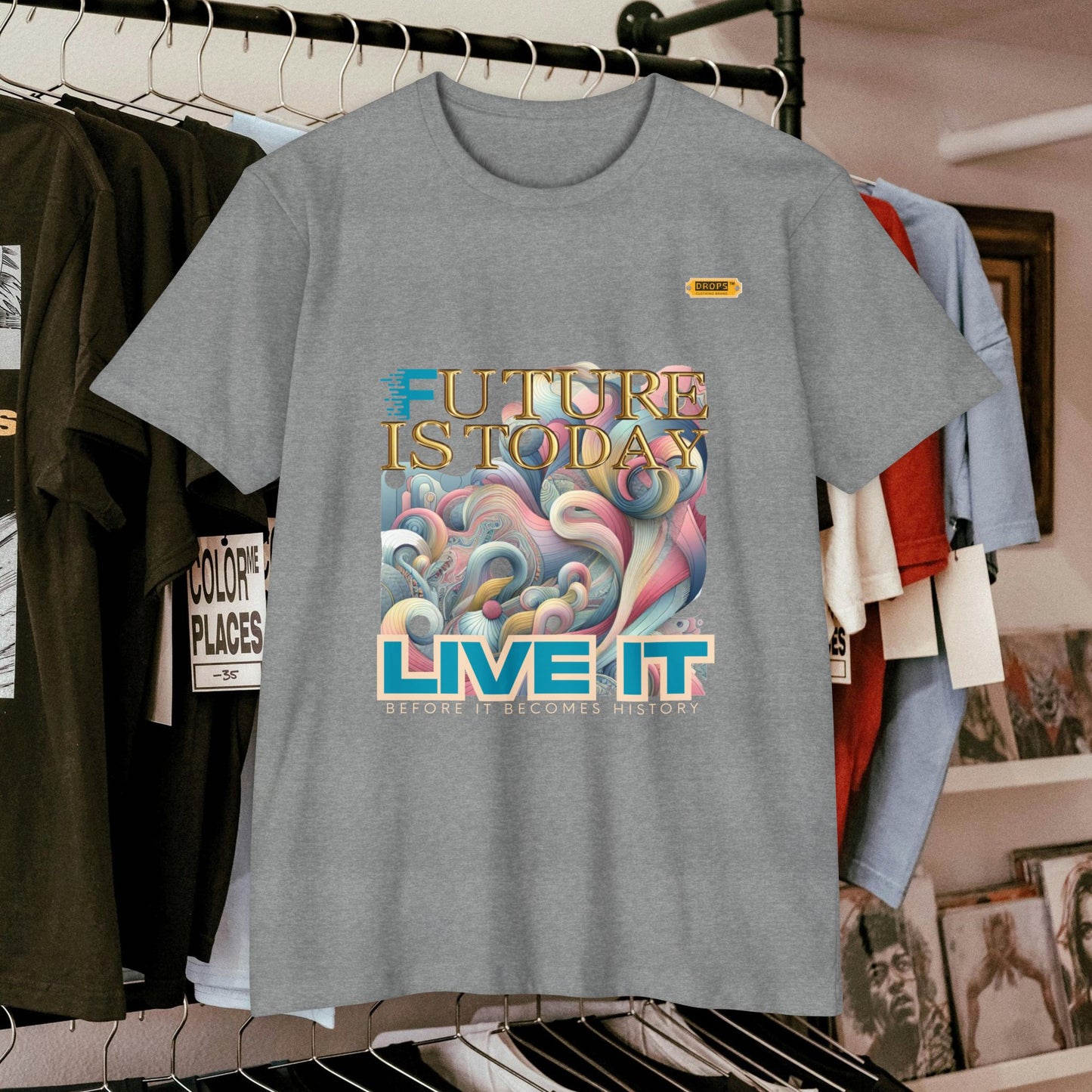 Unisex CVC Jersey T-shirt_ 16 June 2025_ Limited Edition Casual Fashion by WesternWaves: