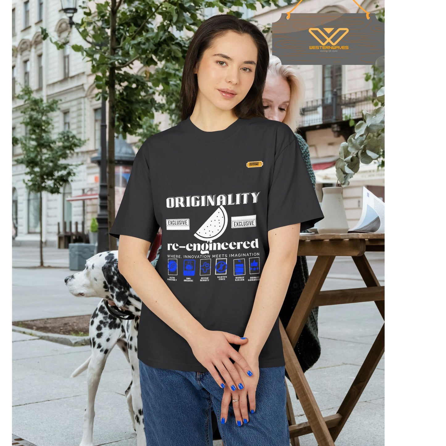 Unisex Heavy Faded Tee_ N7* Series USHFTEE PT2WW015_ Limited Edition Heavy Faded Tee by WesternWaves: