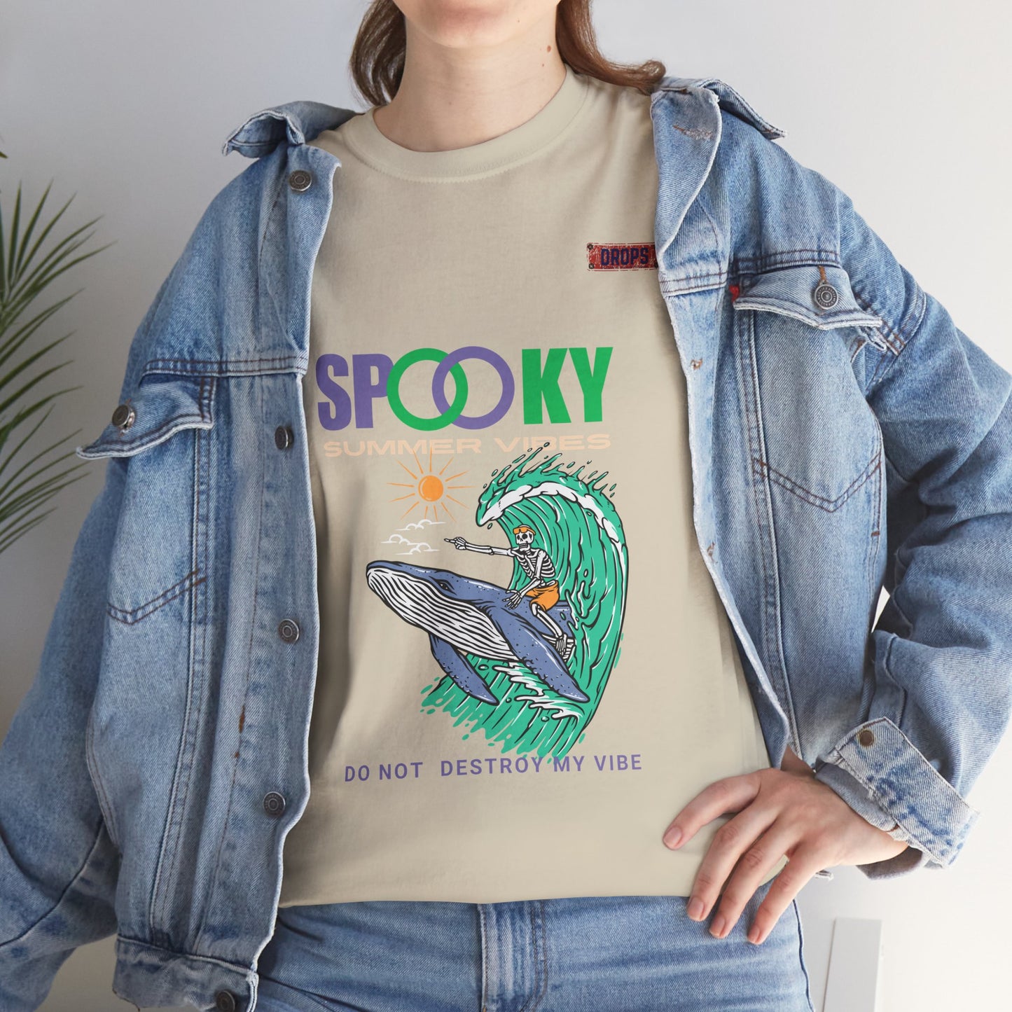 Unisex Heavy Cotton Tee_ Crafted from premium 100% cotton_ N2* Series UHCT PT2WV008_ Limited Edition Epitome of Comfort & Durability by WesternWaves: