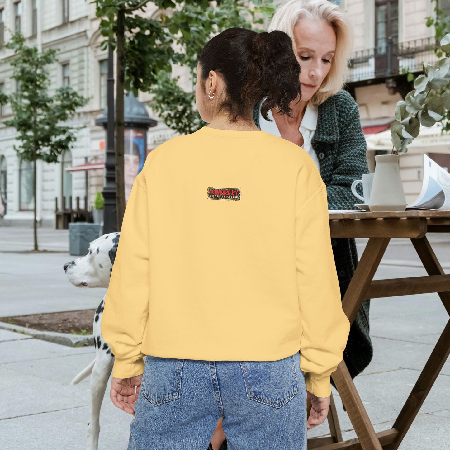 Unisex Garment-Dyed Sweatshirt_ N2 Series USGDSS PT2WW002_ Limited Edition Masterpiece of ‘ZeztZ’ Sports Brand _ Luxury & Casual Comfort by WesternWaves: