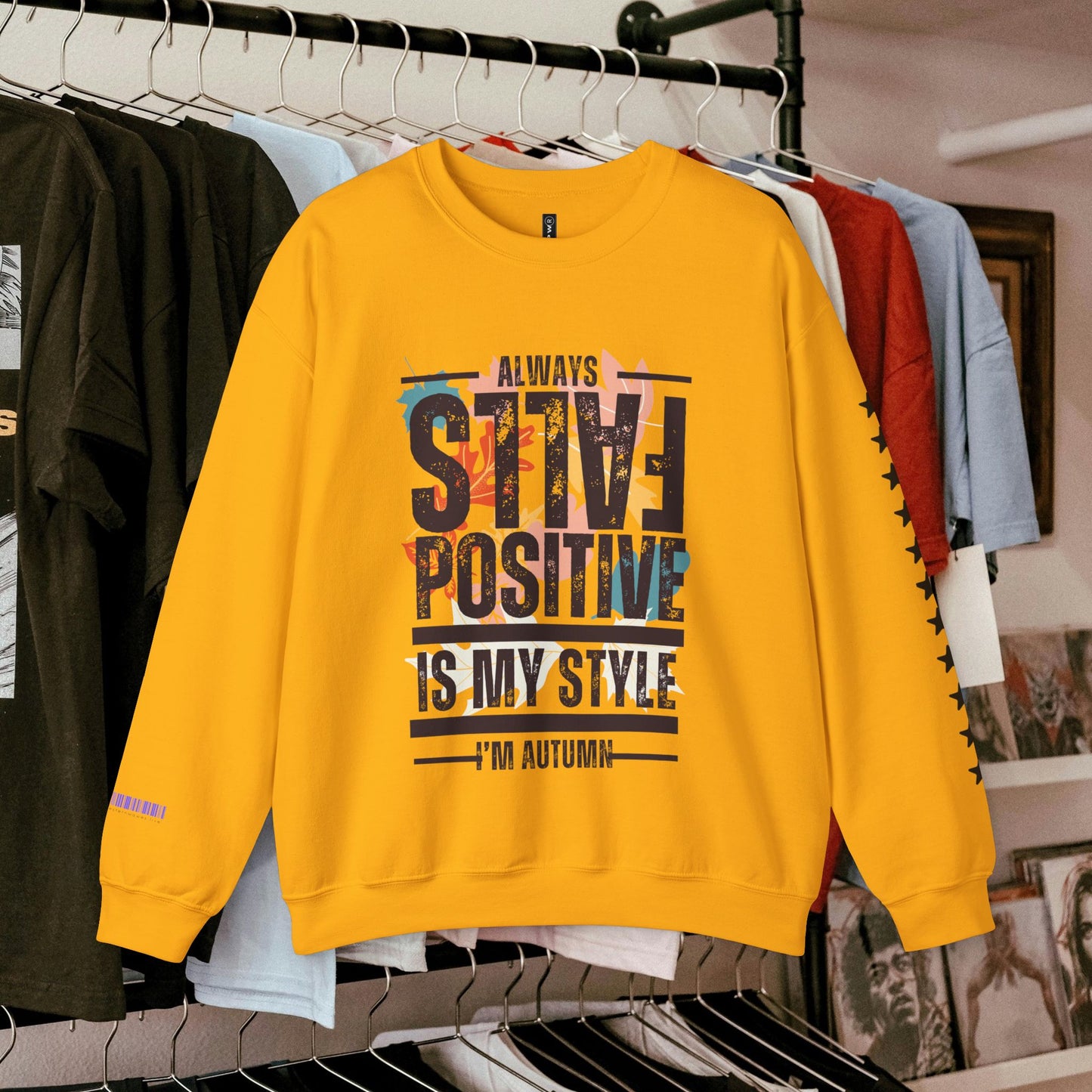 Unisex Heavy Blend™ Crewneck Sweatshirt_ N2+ Series UHBCSS PT2WW027_ Limited Edition Pure Luxury By WesternWaves: