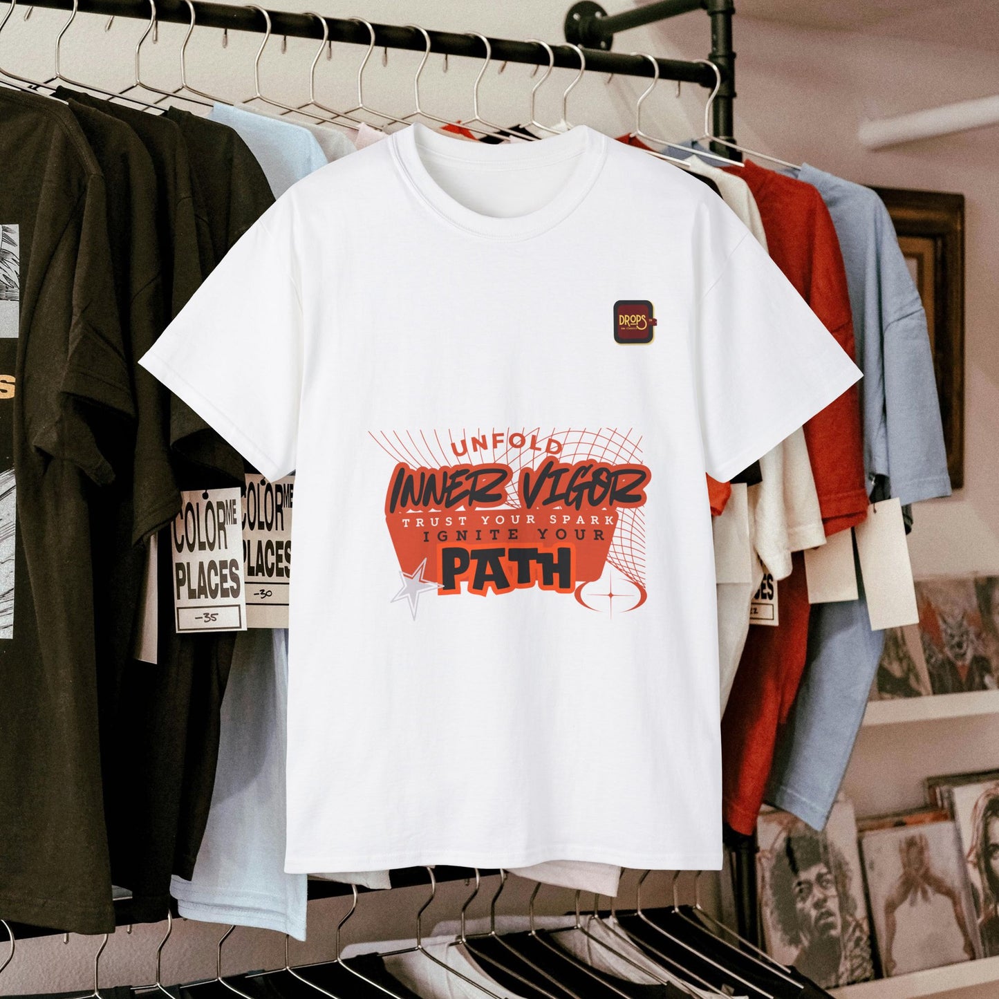 Inspirational Unisex Ultra Cotton Tee_ N6+ Series IPUSUCTEE PT2WW001_ Limited Edition by WesternWaves: