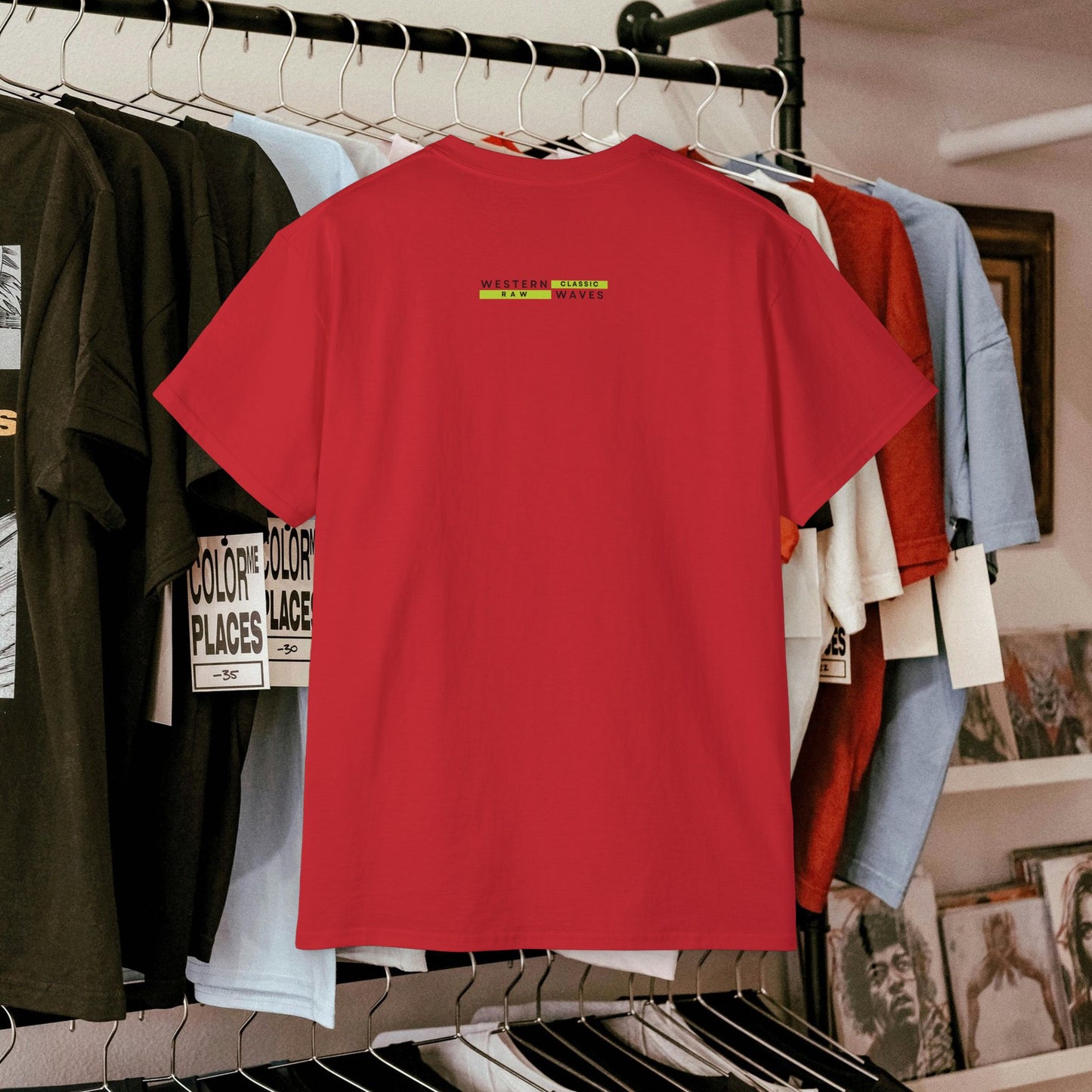 Unisex Ultra Cotton Tee_ Classic Comfort Unleashed_ N2+ Series USUCTEE PT2WW007_ Limited Edition Maximum Comfort & Style by WesternWaves:
