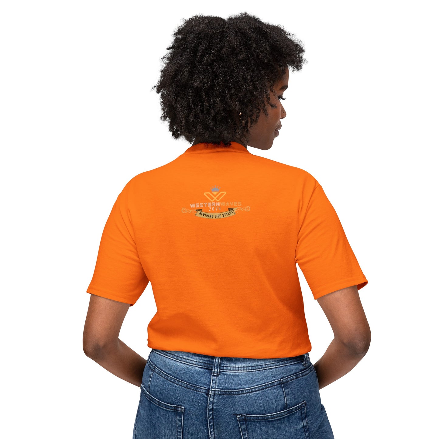 Unisex HD Cotton™ T-shirt_ N+ Series USHDCTS PT2WW002_ Limited Edition Unisex HD Cotton™ T-shirt by WesternWaves