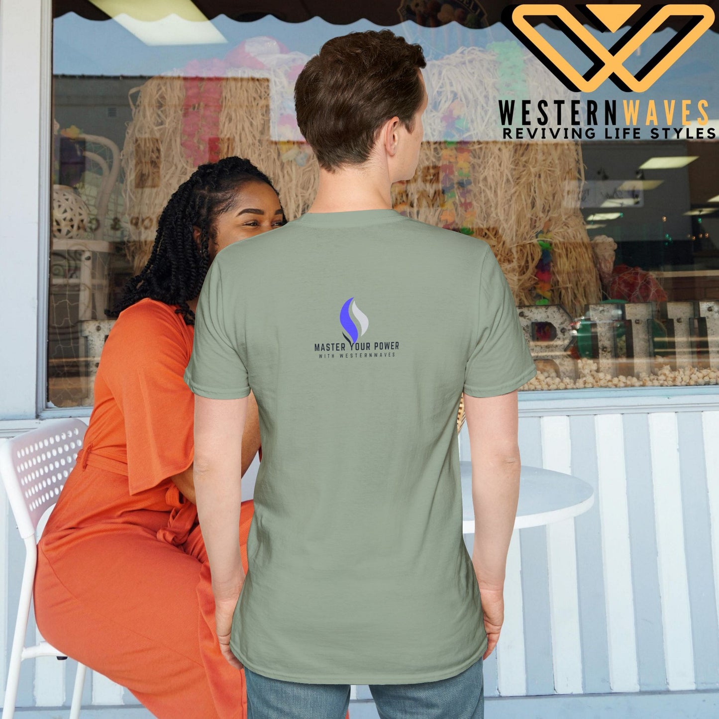 Unisex Softstyle T-Shirt_ N2+ Series USSTS FT2WW003_ Redefines Relaxation Limited Edition by WesternWaves: