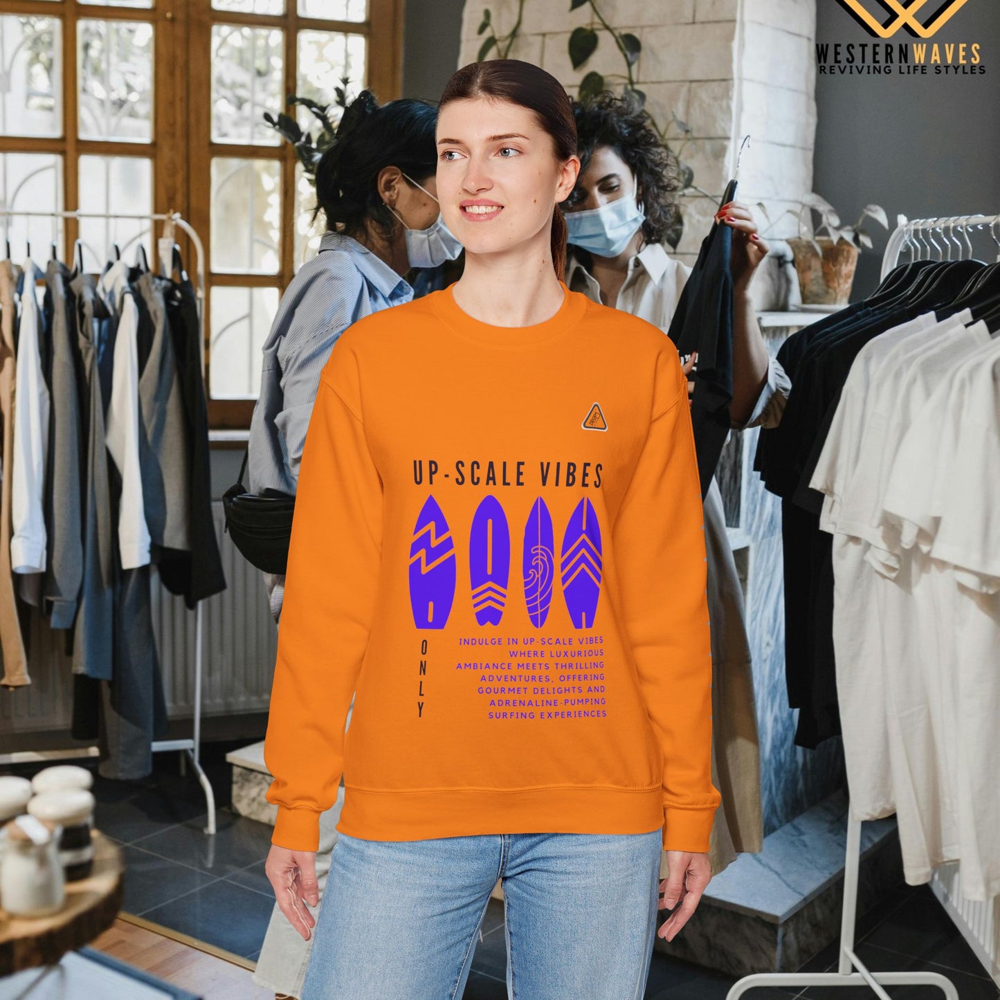 Unisex Heavy Blend™ Crewneck Sweatshirt_ N2 Series JBRW PT2WW001_Limited Edition Pure Luxury by WesternWaves: