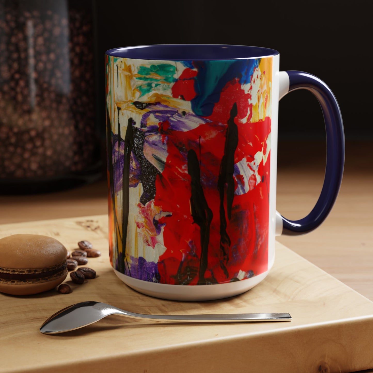 Accent Coffee Mug (11, 15oz)_ N2+ Series ACMUG PT2WW002_ Limited Edition Mug by WesternWaves: