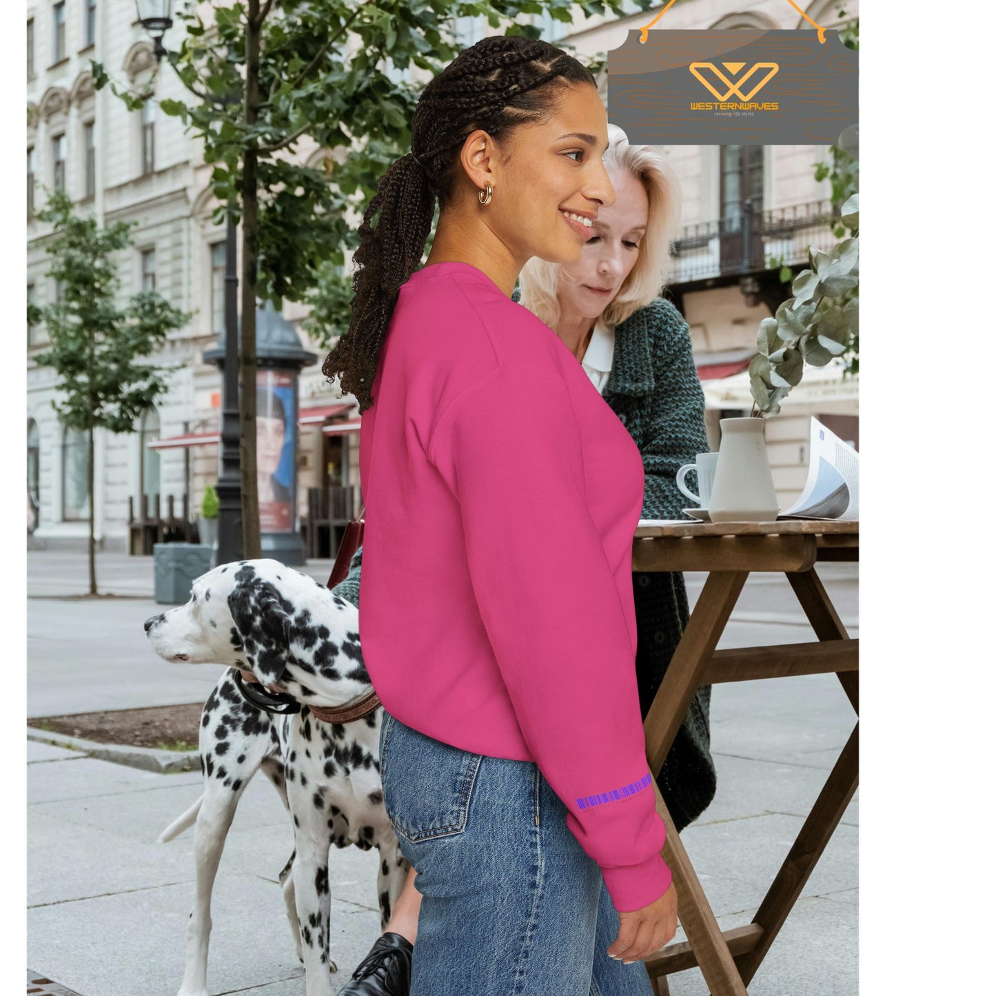 Unisex Heavy Blend™ Crewneck Sweatshirt_ N3+ Series UHBCSS PT2WW009_ Limited Edition Pure Luxury by WesternWaves: