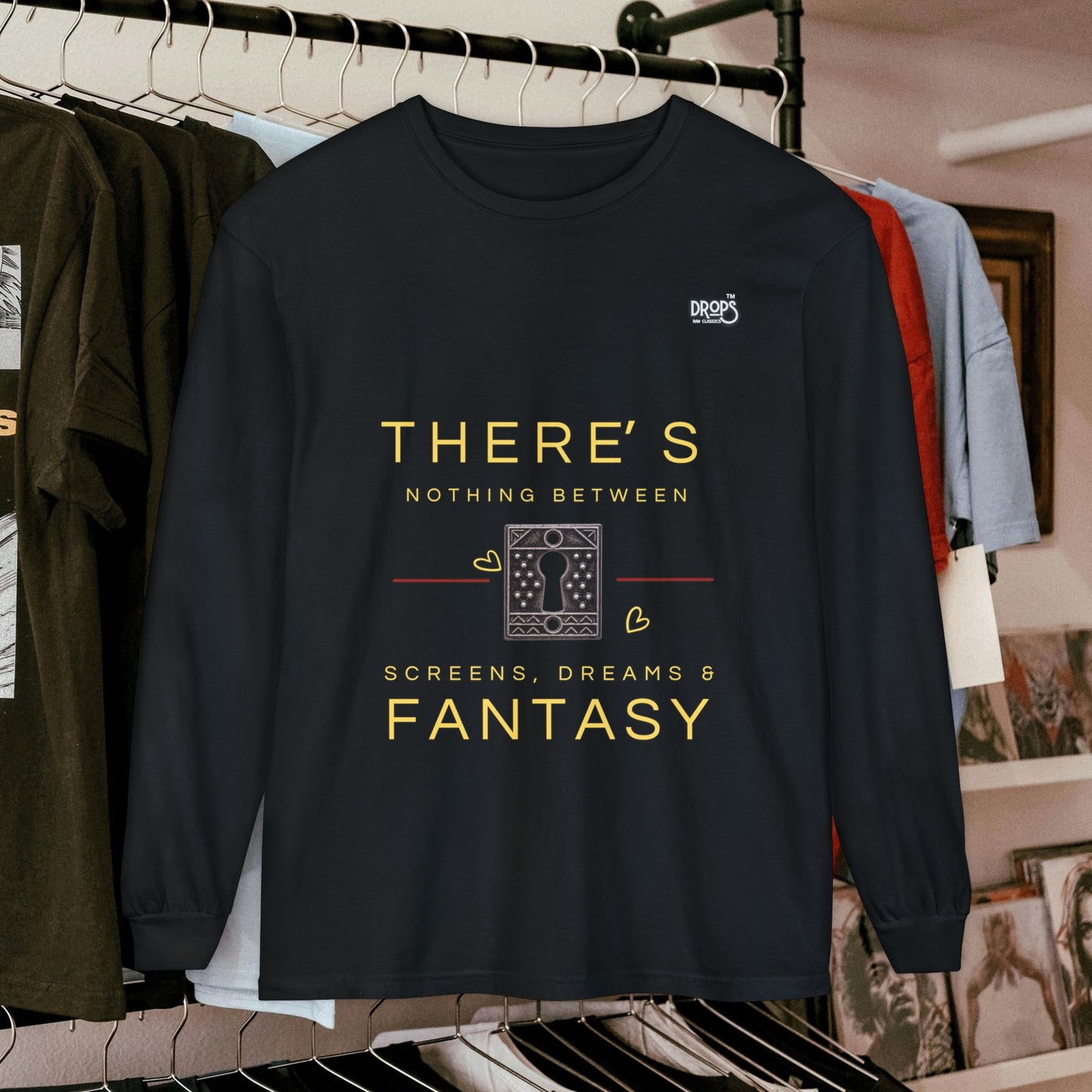 Unisex Long Sleeve T-Shirt_ N7+ Series USLSTSHIRT PT2WW001_ Limited Edition Trendy Vibes by WesternWaves: