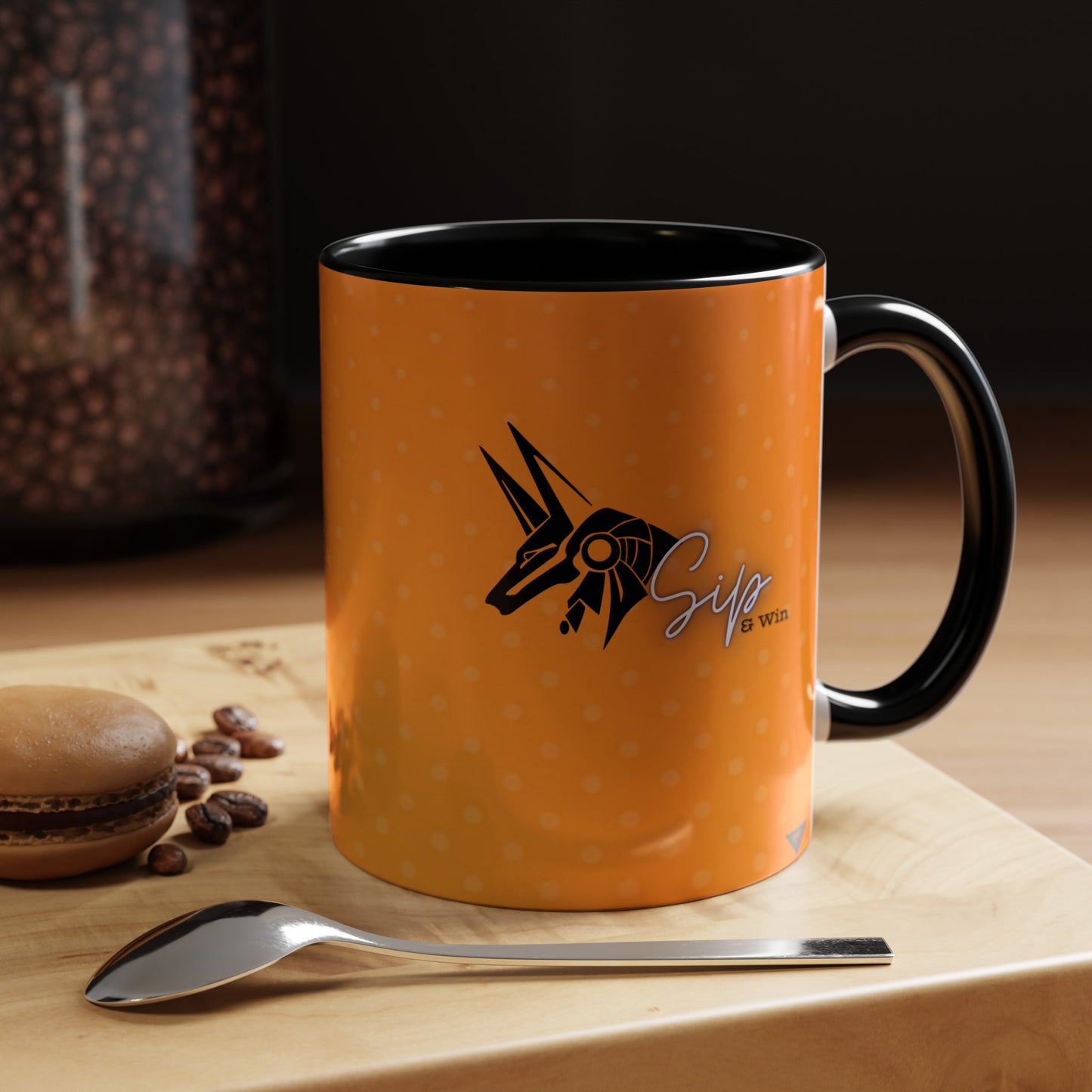 Accent Coffee Mug 11, 15oz_ N2+ Series ACM11OZ PT2WW005_ Vibrant Limited Edition Design by WesternWawes: