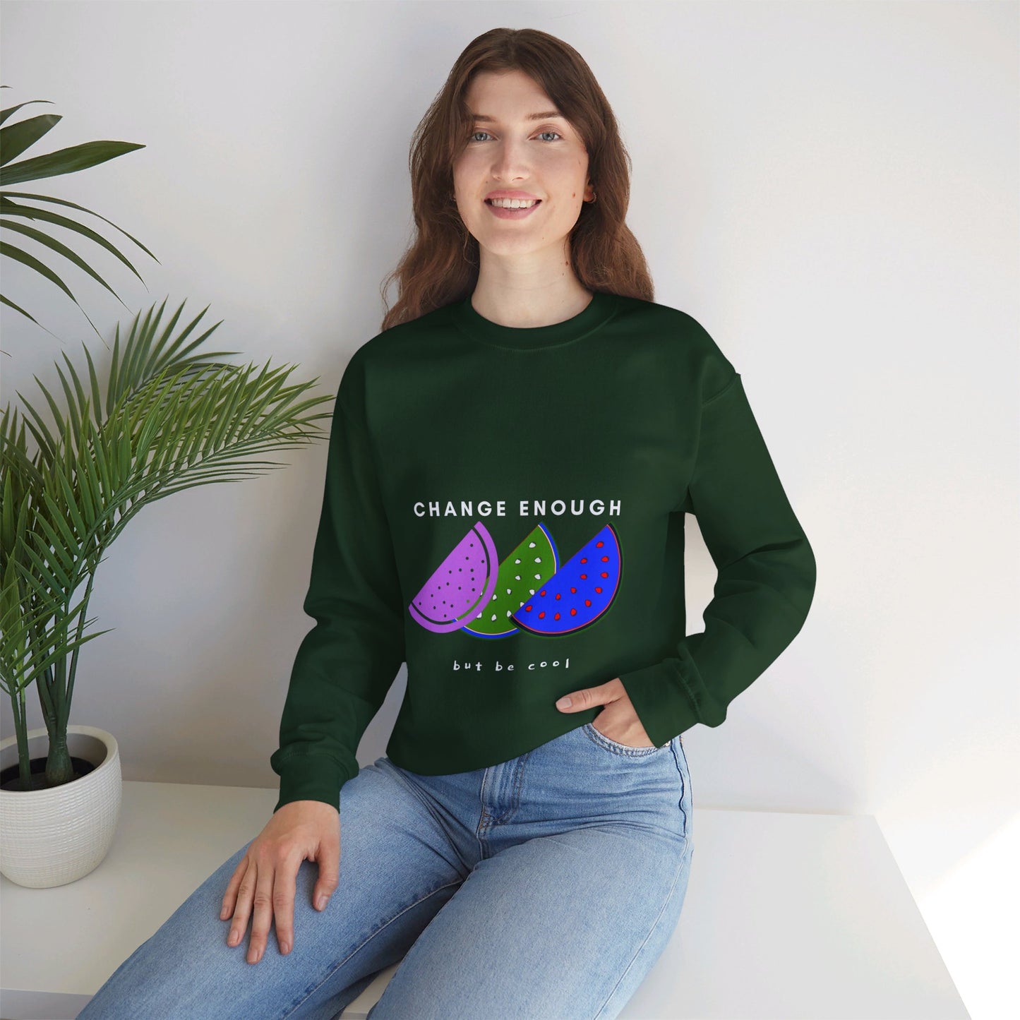 Unisex Heavy Blend™ Crewneck Sweatshirt_ N2+ Series UHBCSS PT2WW003_L imited Edition Pure Luxury for Every Occasion by WesternWaves: