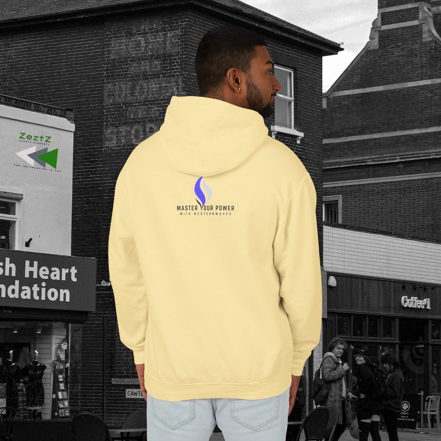 Unisex Lightweight Hooded Sweatshirt – N3+ Series USLWHSS PT2WW012_ Limited Edition Crafted Comfort by WesternWaves: