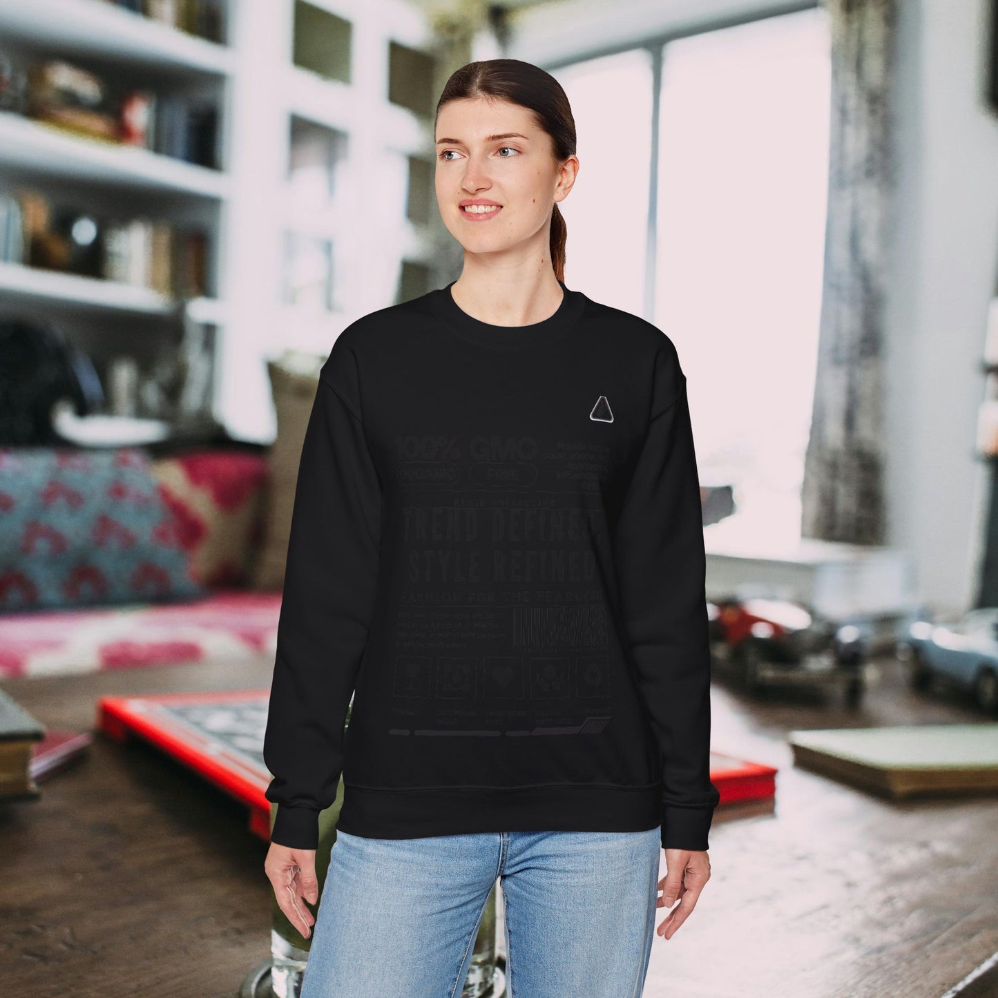 Unisex Heavy Blend™ Crewneck Sweatshirt_ N2 Series SPW UHBCSS PT2WW003_ Limited Edition 'DROPS' Brand Raw Classics by WesternWaves: