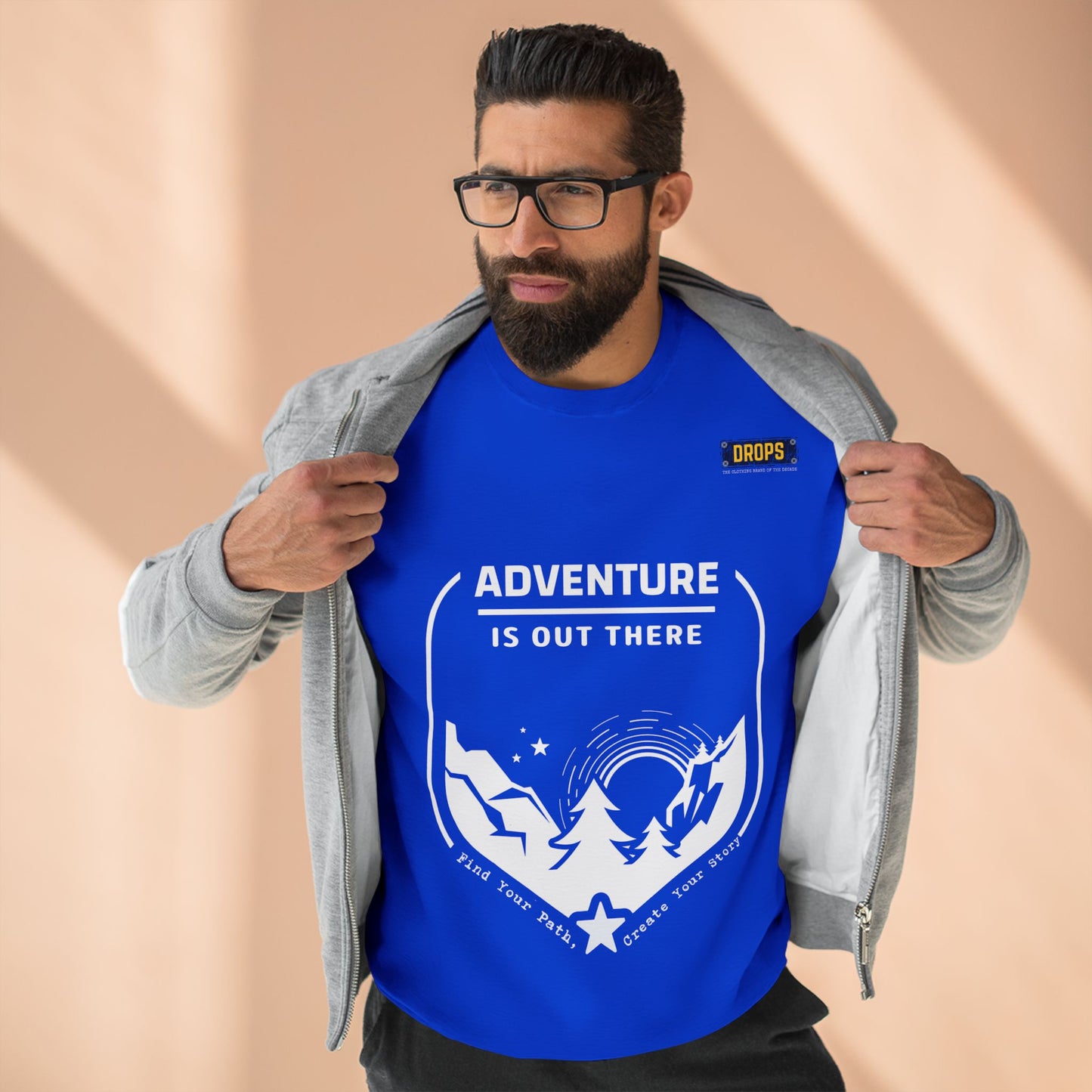 Unisex Crewneck Sweatshirt_ 04 July 2025_ Limited Edition Outdoor Gift for Adventure Lovers by WesternWaves: