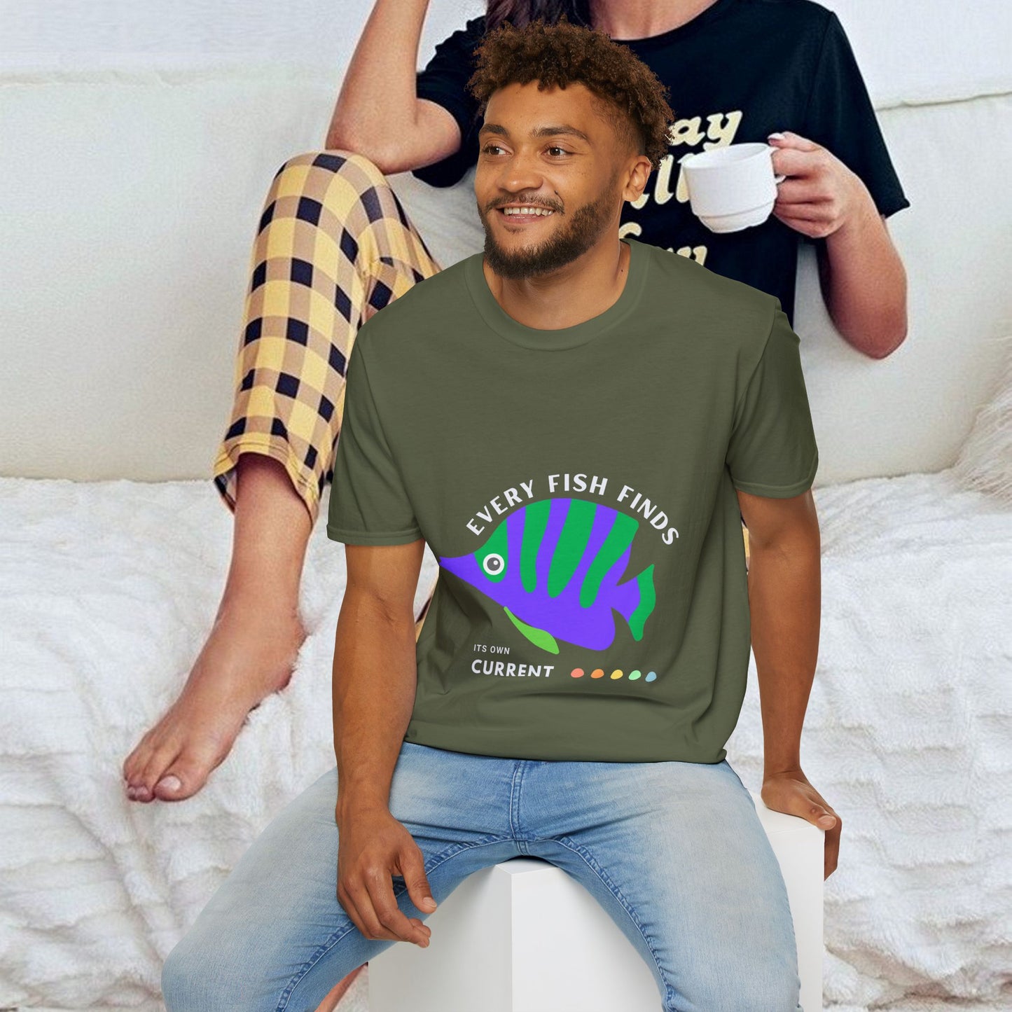 Unisex Softstyle T-Shirt_ N+ Series USSTS FT2WW010_ Limited Edition by WesternWaves: