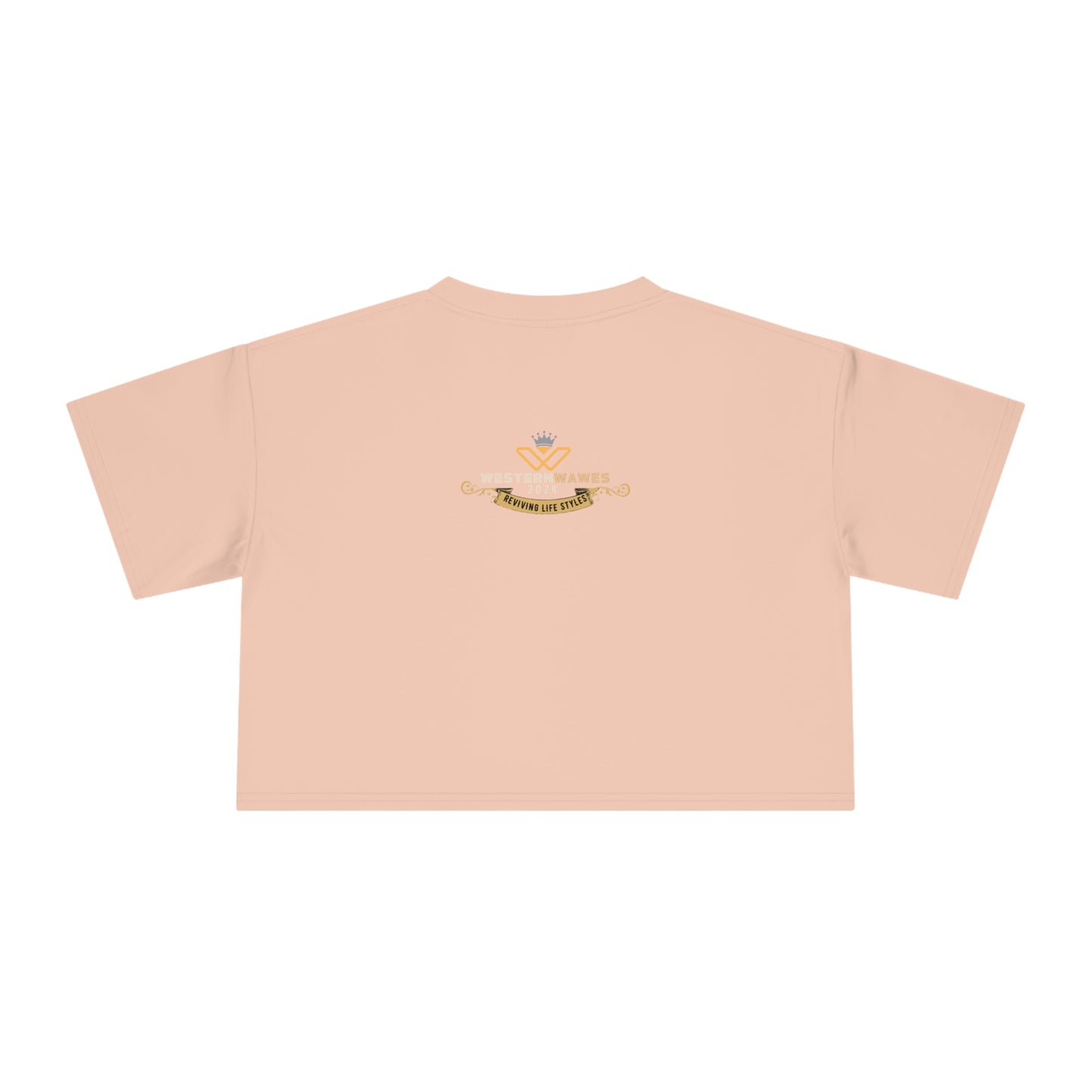 Women’s Cropped Tee_ N+ Series WCT PT2WW001_ WesternWaves Limited Edition by WesternWaves: