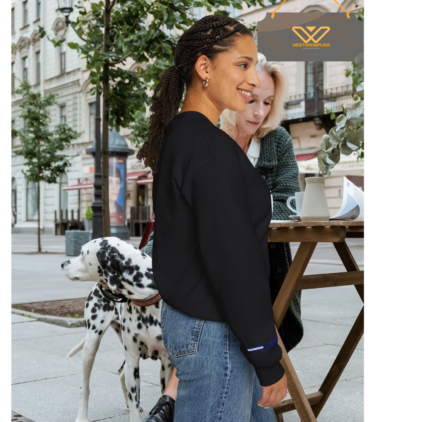 Unisex Heavy Blend™ Crewneck Sweatshirt_ N+ Series UHBCSS PT2WW028_ Limited Edition by WesternWaves: