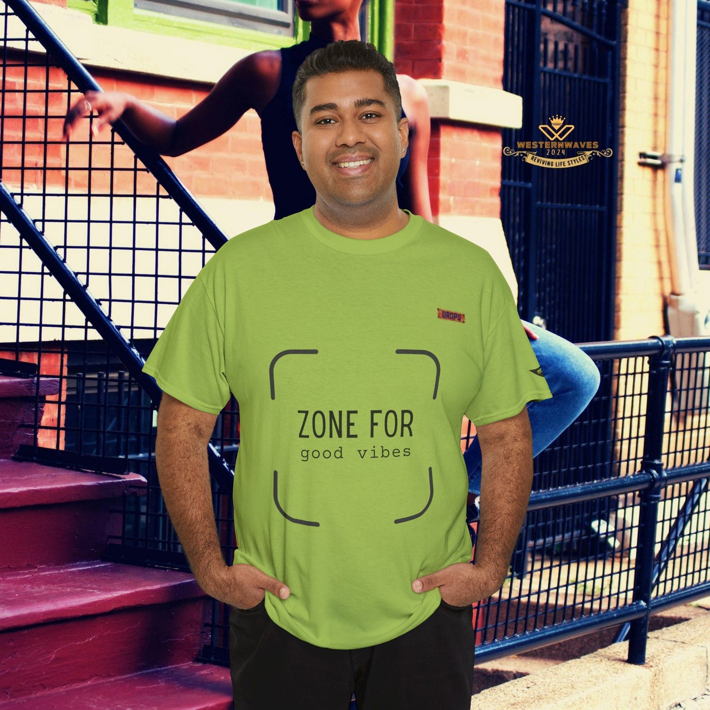 Unisex Heavy Cotton Tee_ 20 July 2025_ Limited Edition Unique Summer Wear_ by WesternWaves: