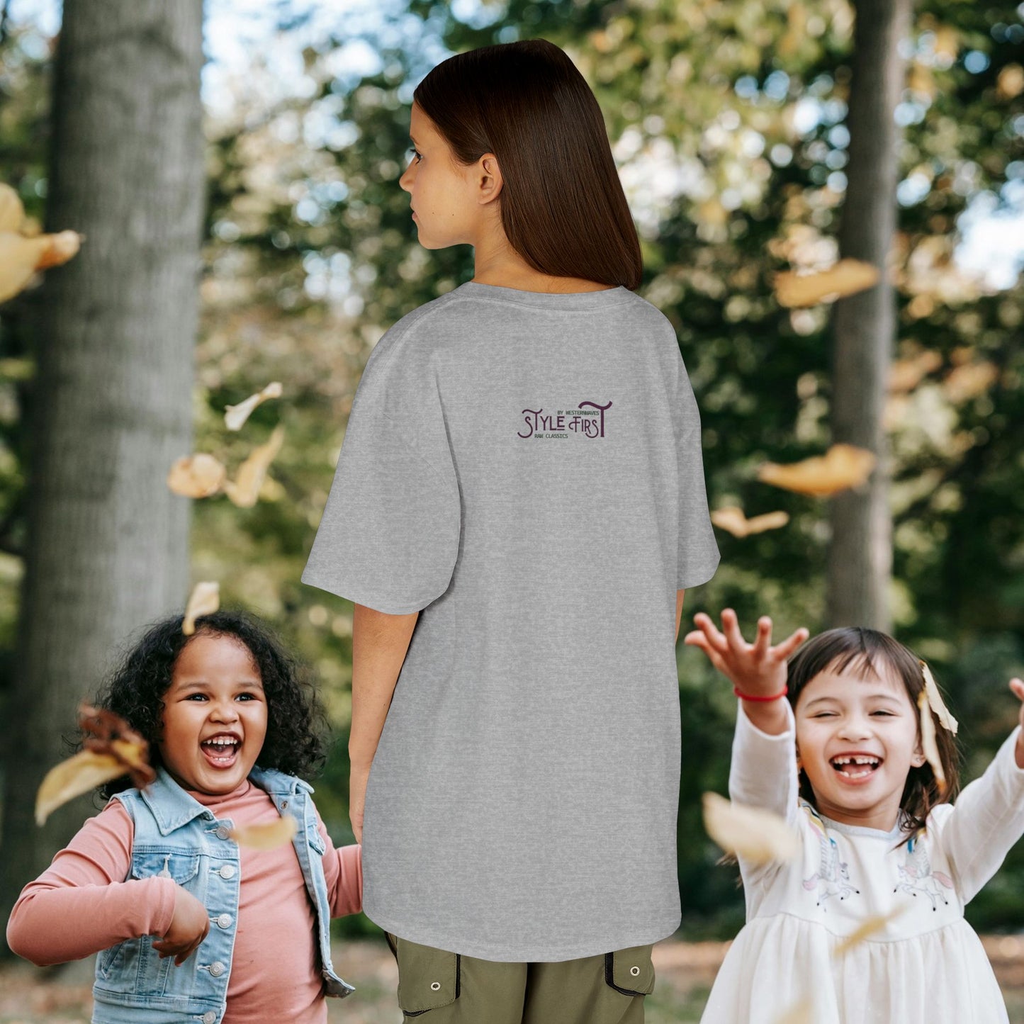 Kids Heavy Cotton™ Tee_ N2+ Series KHCT PT2WW009_ Limited Edition Durable Comfort for Every Adventure by WesternWaves: