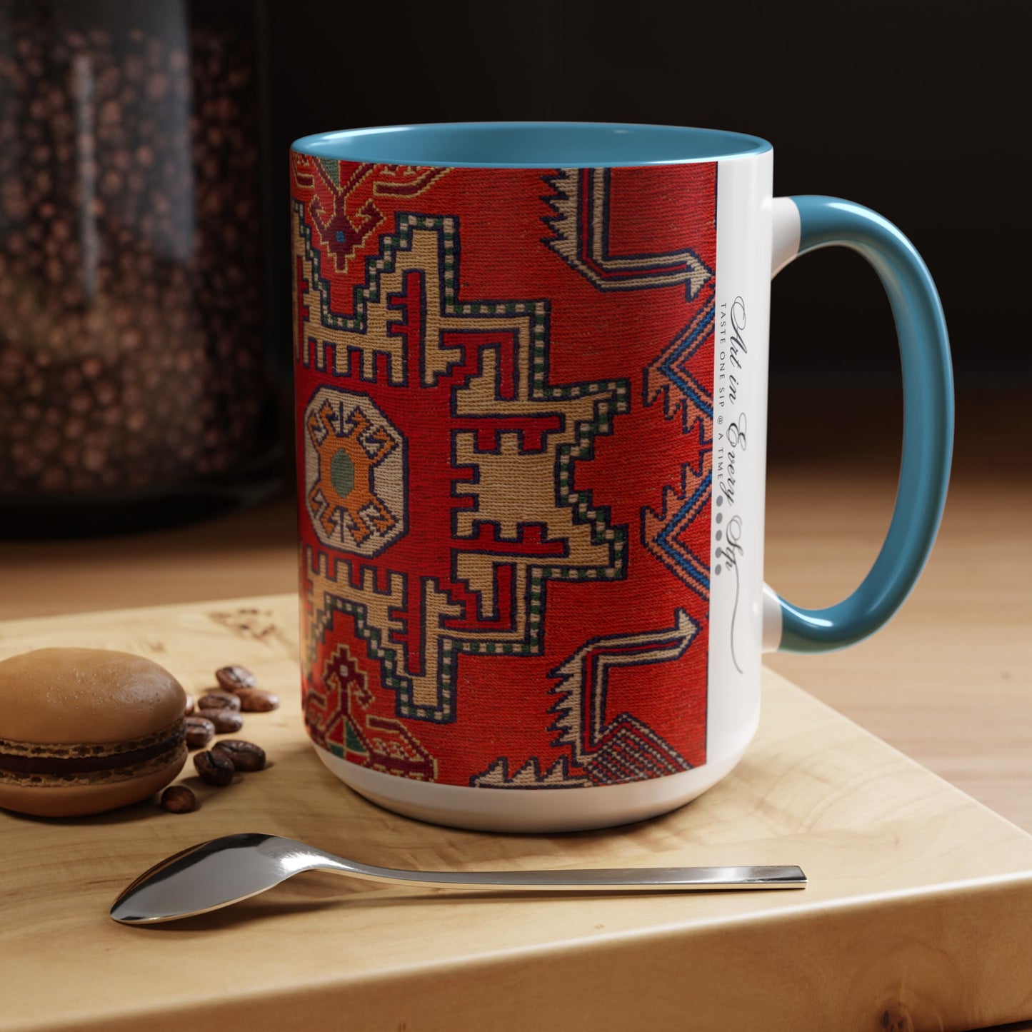 Accent Coffee Mug 11, 15oz_ N3+ Series ACM11OZ PT2WW019_ Limited Edition Perfect Blend of Style by WesternWaves: