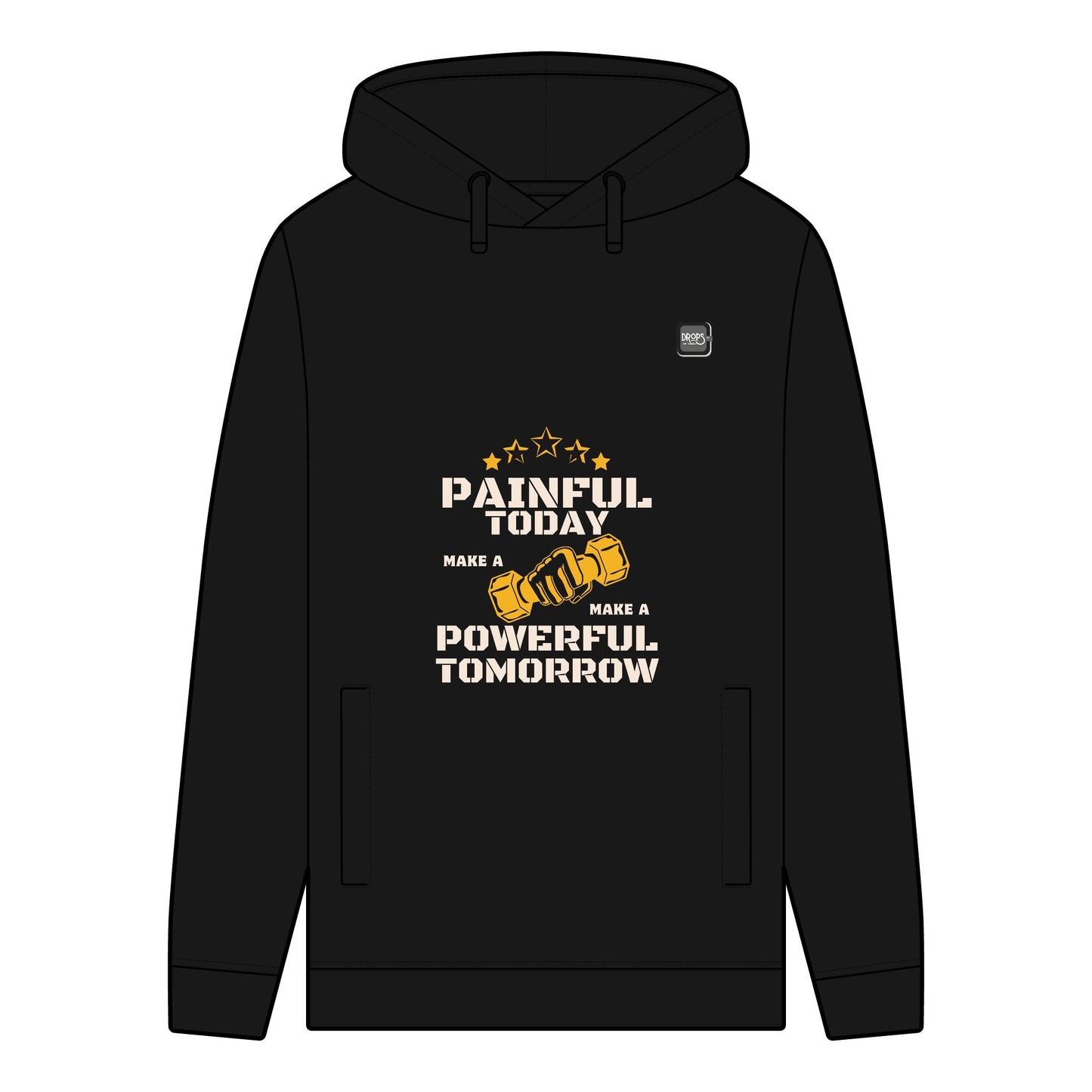 Men's Organic Hoodie_ N7+ Series MOHOODIE PT2WW001_ Limited Edition Powerful Tomorrow by WesternWaves: