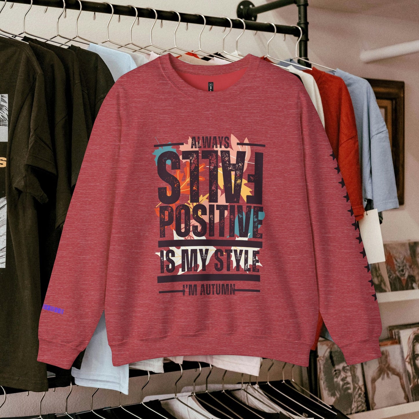 Unisex Heavy Blend™ Crewneck Sweatshirt_ N2+ Series UHBCSS PT2WW027_ Limited Edition Pure Luxury By WesternWaves: