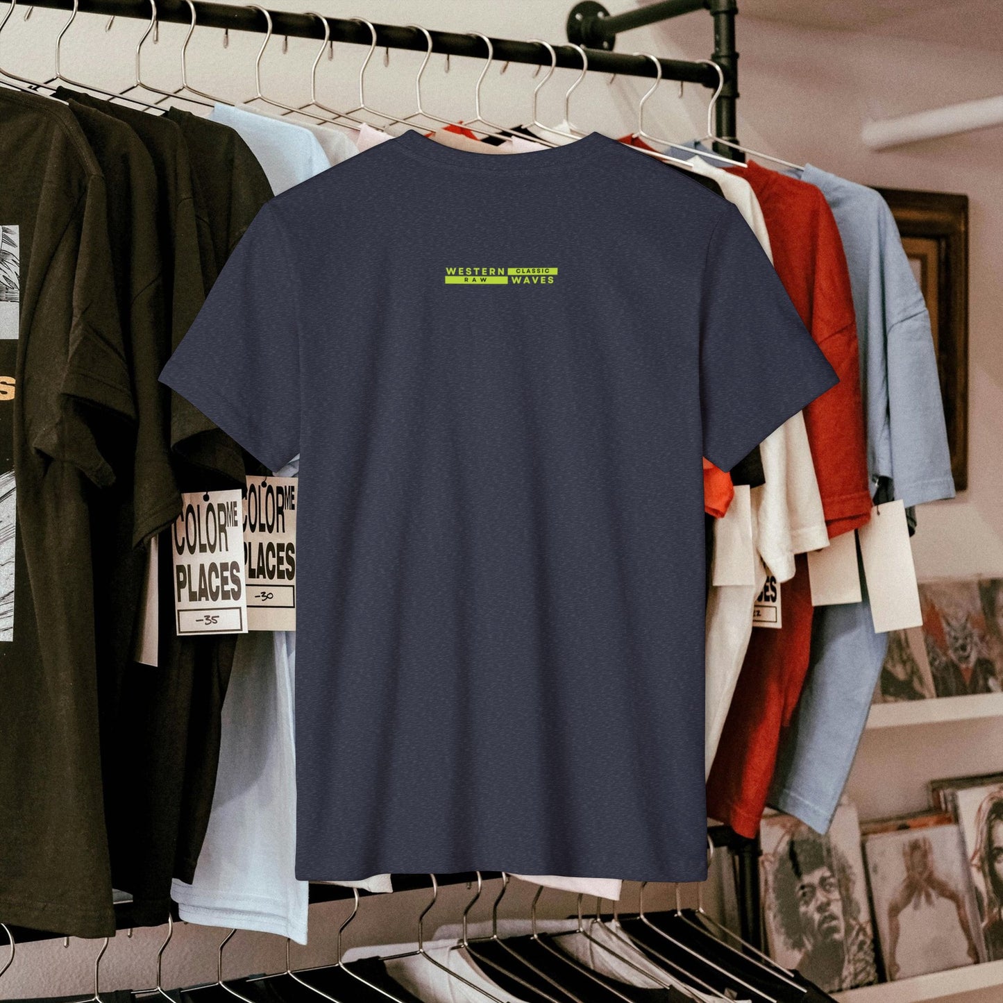 Eco-Friendly Unisex T-Shirt_ N7* Series ECOFUSTS PT2WW001_ Limited Edition Eco-Friendly T-Shirt by WesternWaves: