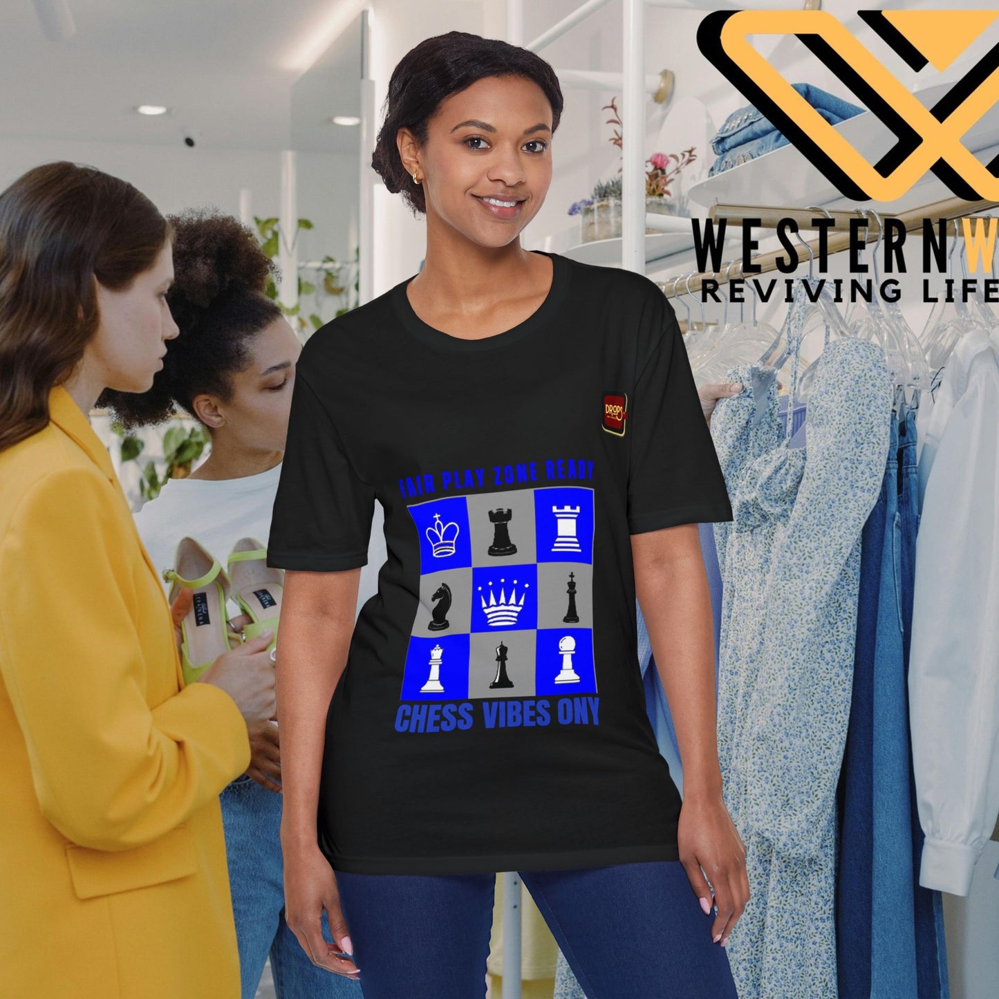 Unisex District® Re-Tee®_ N Series USDRR_ PT2WW001_ Sustainable Style by WesternWaves: