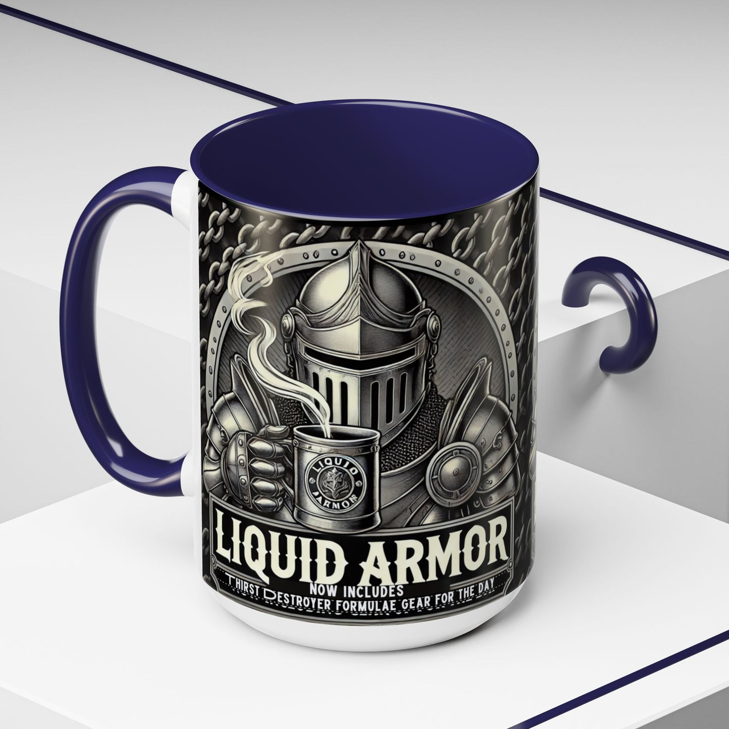 Accent Coffee Mug 11, 15oz_ N3+ Series ACM11OZ PT2WW0002_ Vibrant Limited Edition Design by WesternWaves: