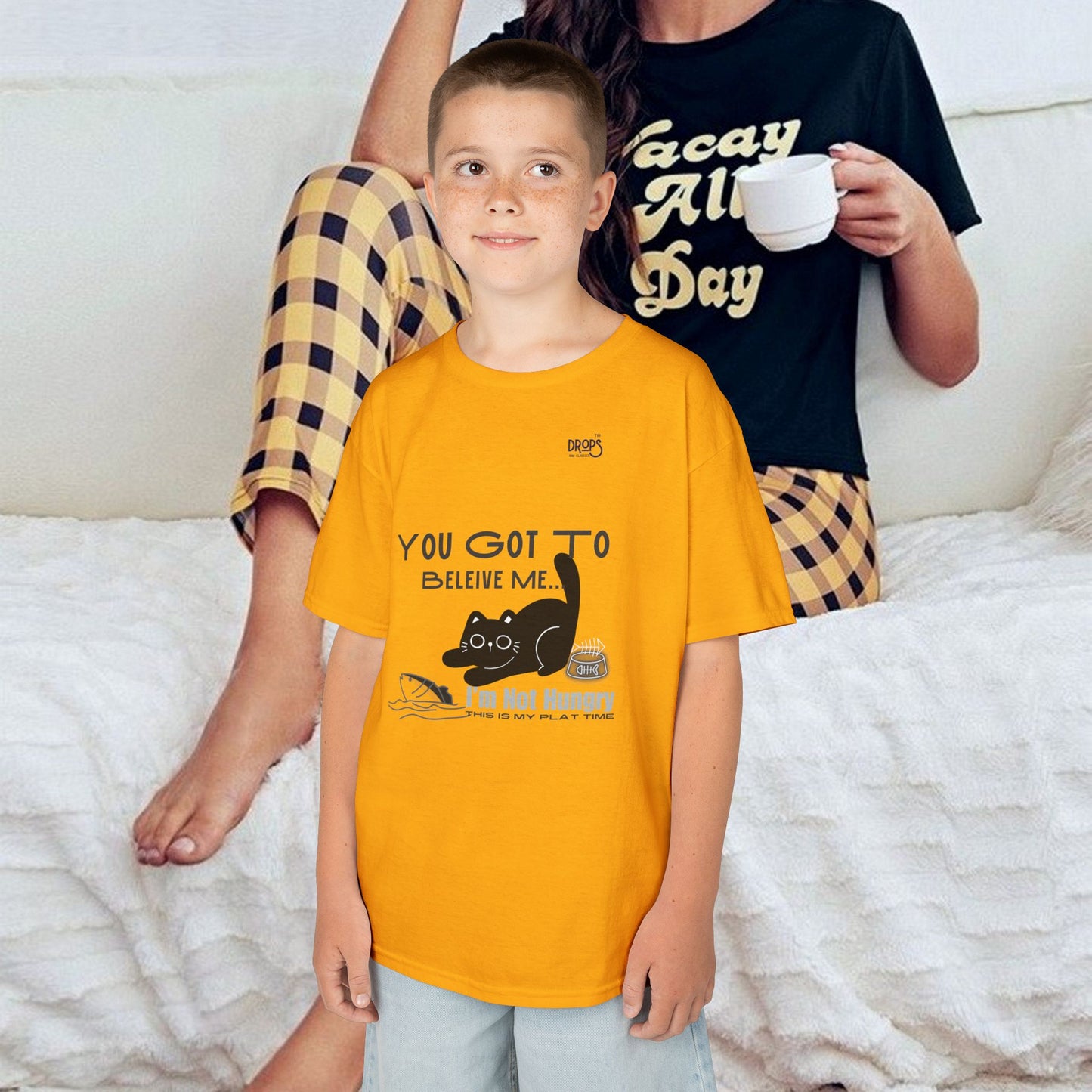 Kids Heavy Cotton™ Tee_ N2 Series KHCT PT2WW0011_ Limited Edition Durable Comfort for Every Adventure by WesternWaves: