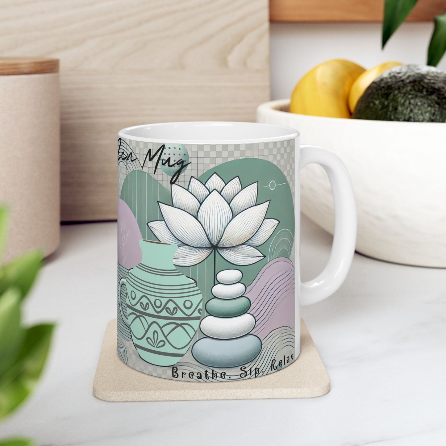 Ceramic Mug, (11oz, 15oz)_ N3+ Series CM10OZ&15OZ PT2WW002_ Limited Edition by WesternWaves: