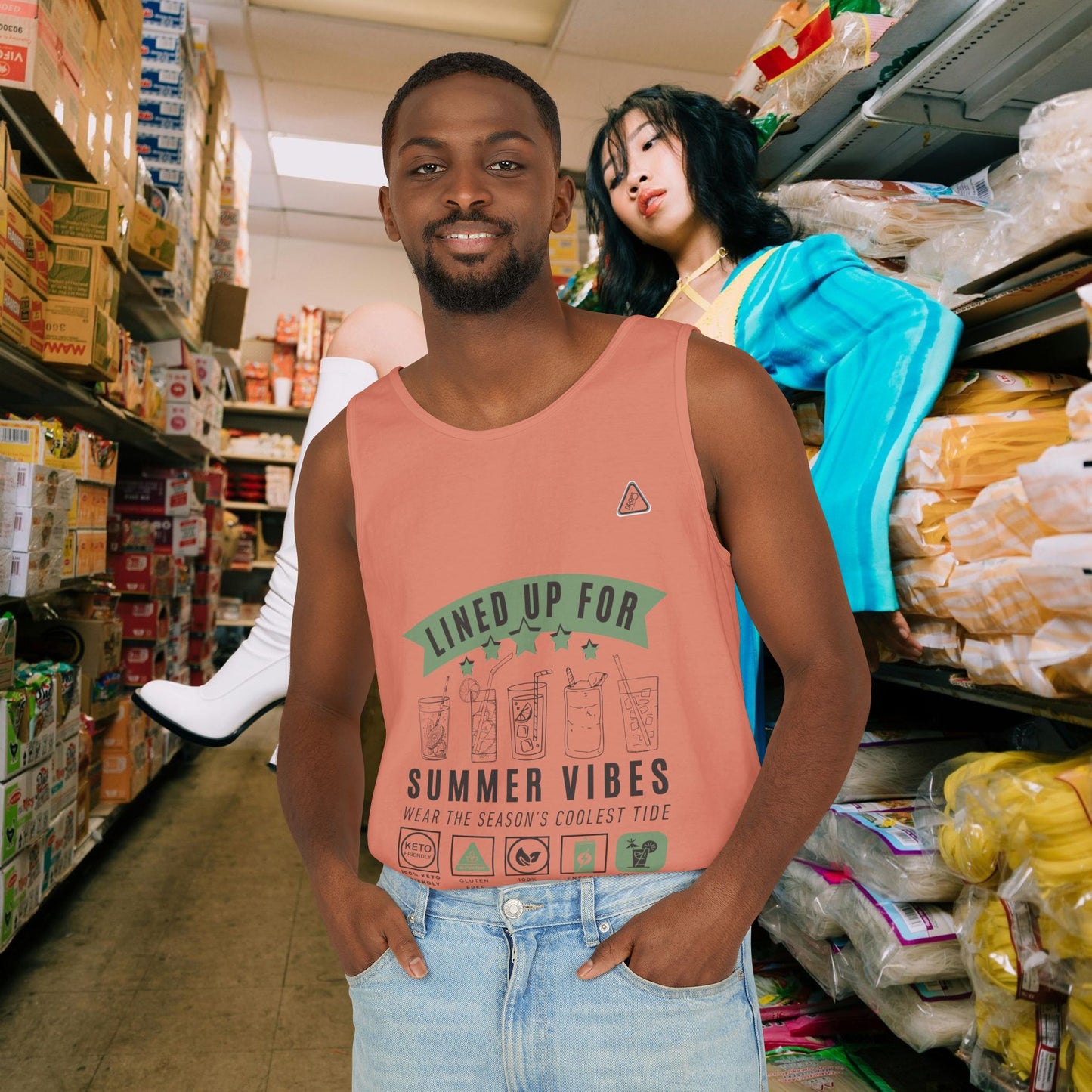 Unisex Garment-Dyed Tank Top_ Series N7* USDYEDTTOPS PT2WW001_ Limited Edition by WesternWaves: