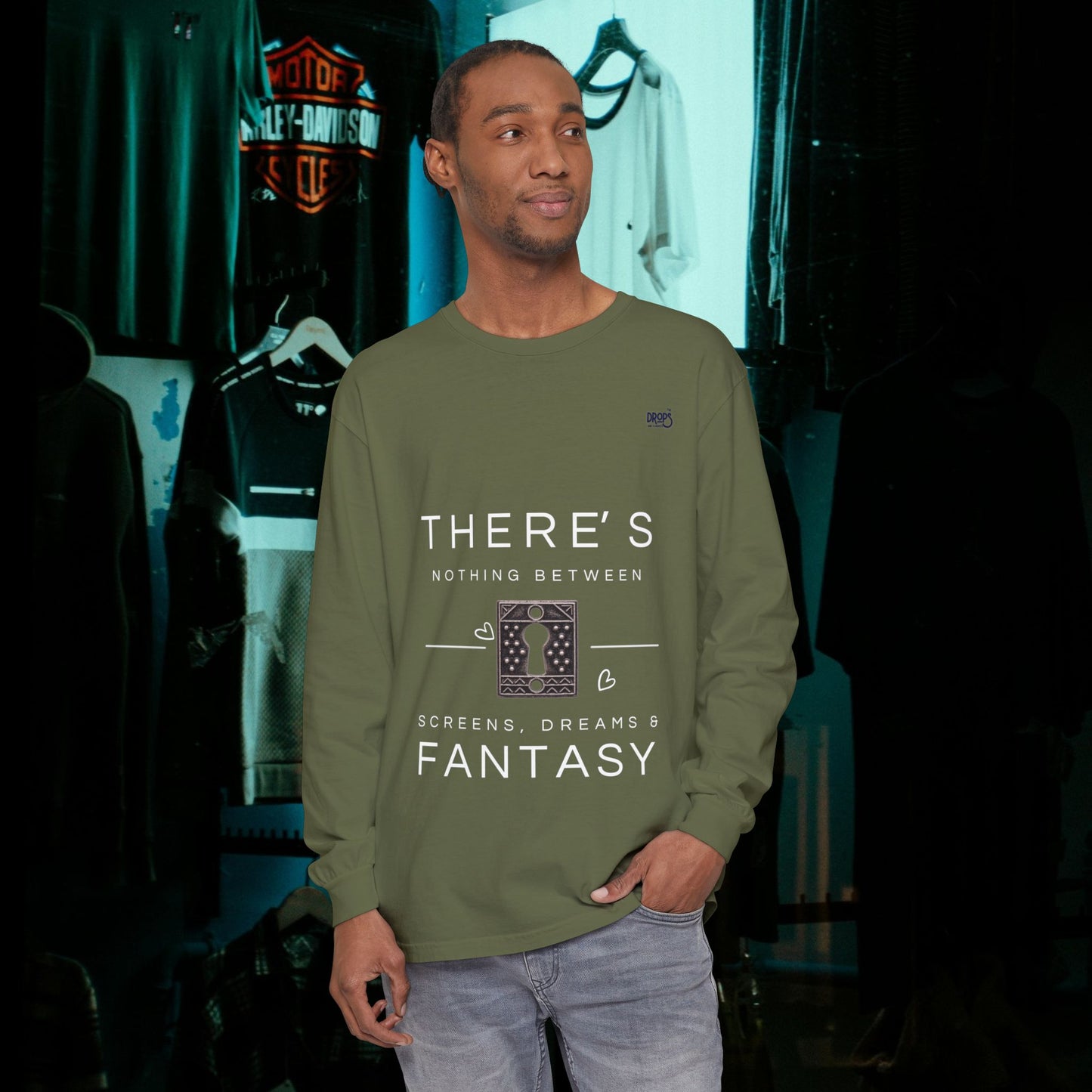 Unisex Long Sleeve T-Shirt_ N7+ Series USLSTSHIRT PT2WW001_ Limited Edition Trendy Vibes by WesternWaves: