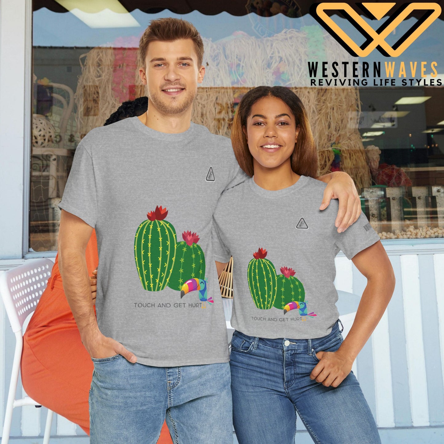 Unisex Heavy Cotton Tee_ Crafted from premium 100% cotton_ N2 Series UHCT PT2WW001_ Limited Edition Comfort & Durability by WesternWaves: