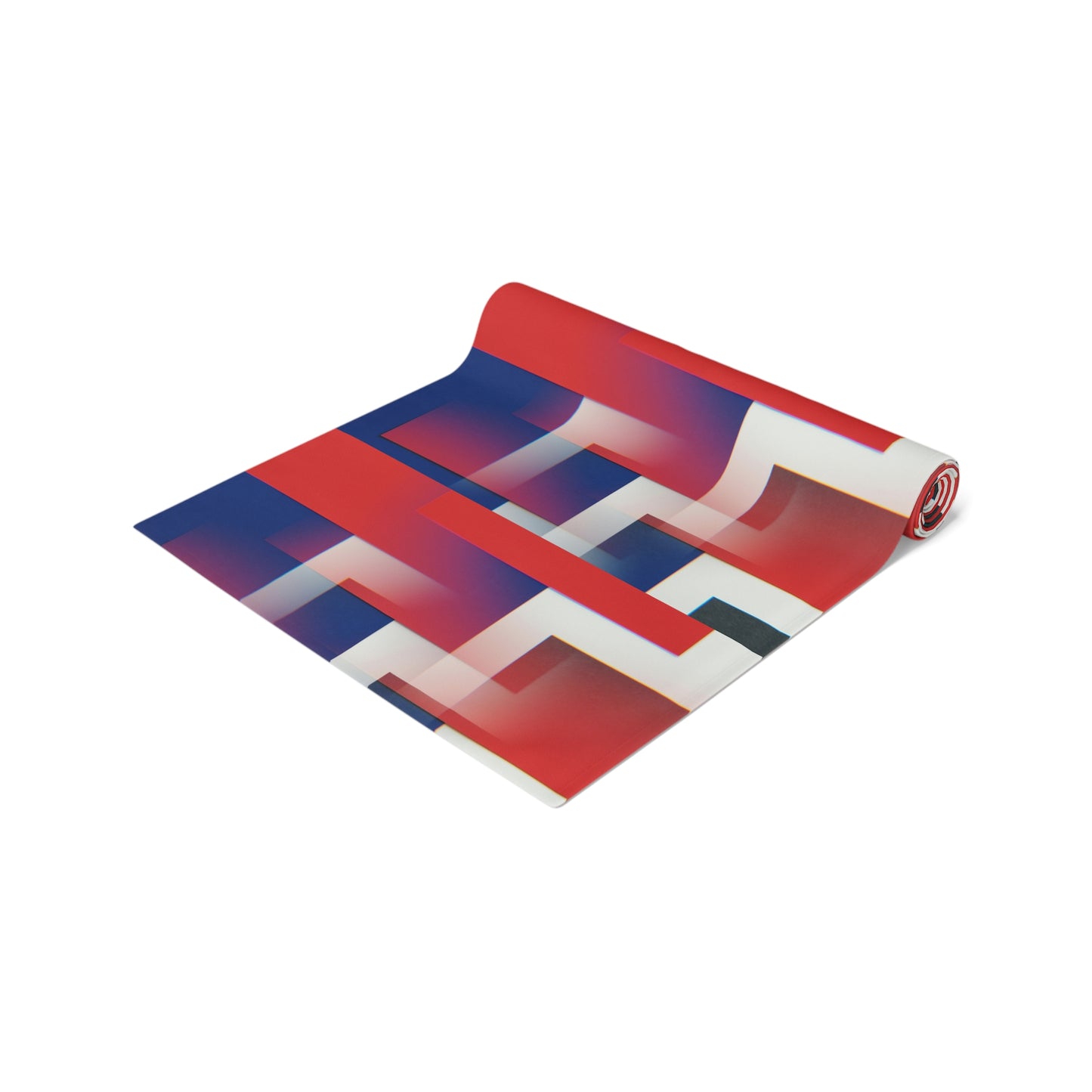Table Runner (Cotton, Poly)_ Modern Abstract Table Runner for Stylish Dining_ N7+ Series TRUNNER PT2WW004_ Limited Edition by WesternWaves_