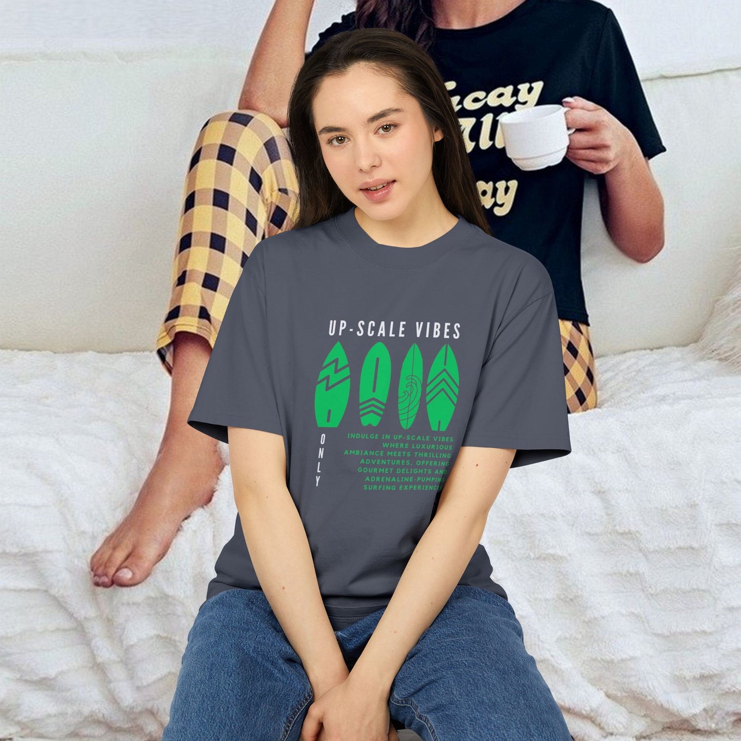 Unisex Heavy Faded Tee_ N3+ Series USHFTEE PT2WW004_ Vintage Vibes Limited Edition Tee by WesternWaves