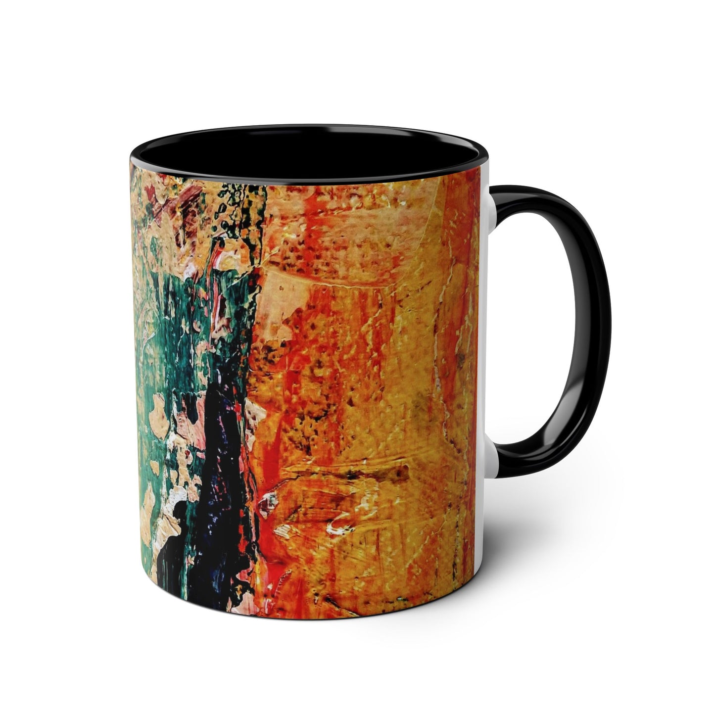 Two-Tone Coffee Mugs, 11oz_ N2+ Series TTCM11OZ PT2WW001_ Limited Edition by SPW of WesternWaves: