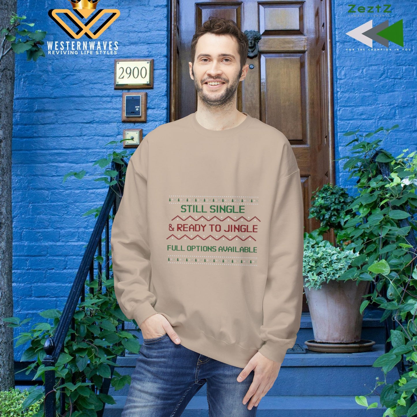 Softstyle Fleece Sweatshirt - N3+ Series SSFSS PT2WW001_ Limited Edition Cozy, Eco-Friendly, Unisex product by WesternWaves: