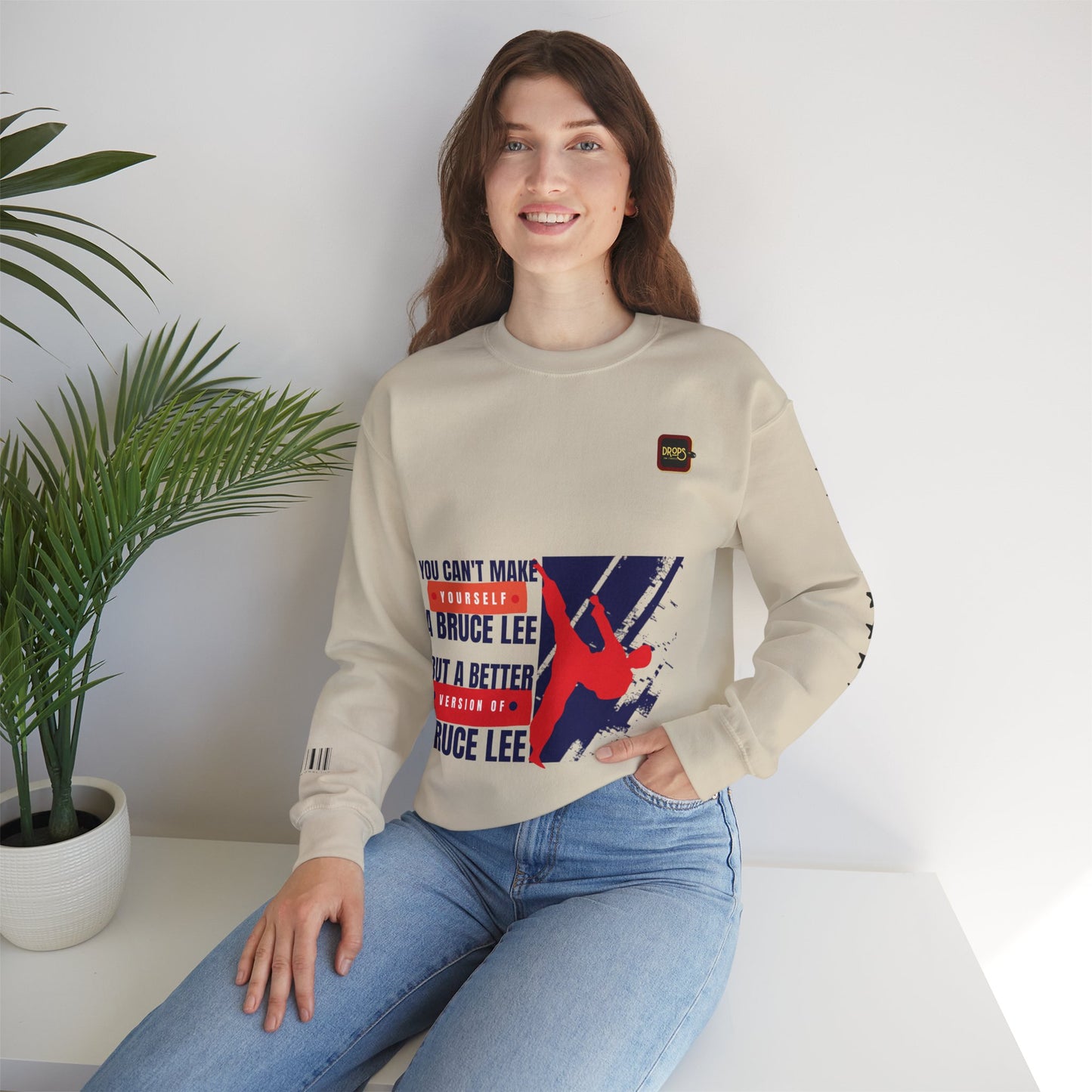 Unisex Heavy Blend™ Crewneck Sweatshirt_ N2 Sports Series UHBCSS PT2WW010_ Limited Edition ‘Zeztz’ Brand Sports Elements by WesternWaves: