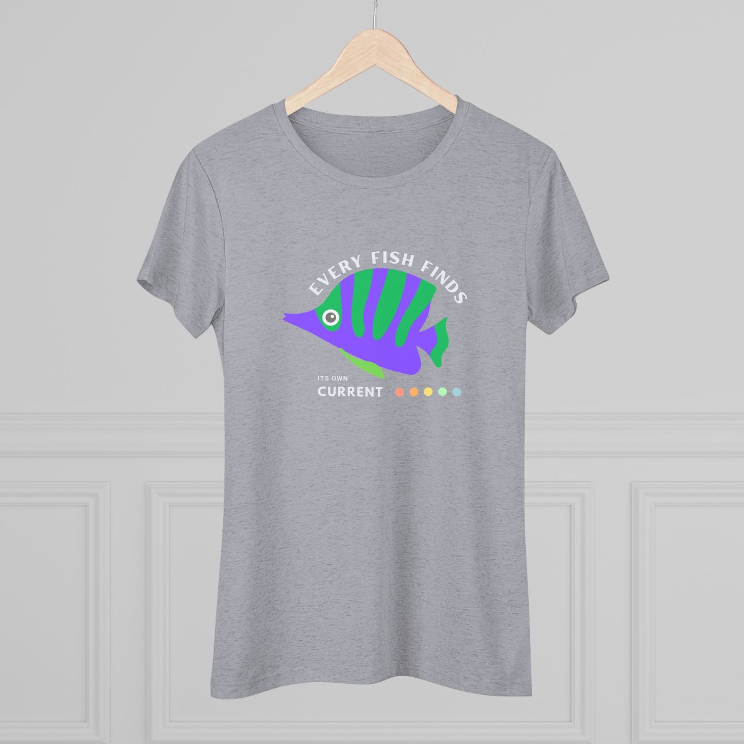 Women's Triblend Tee_ N3+ Series WTBT PT2WV002_ Limited Edition Designer Tee by SPW of WesternWaves
