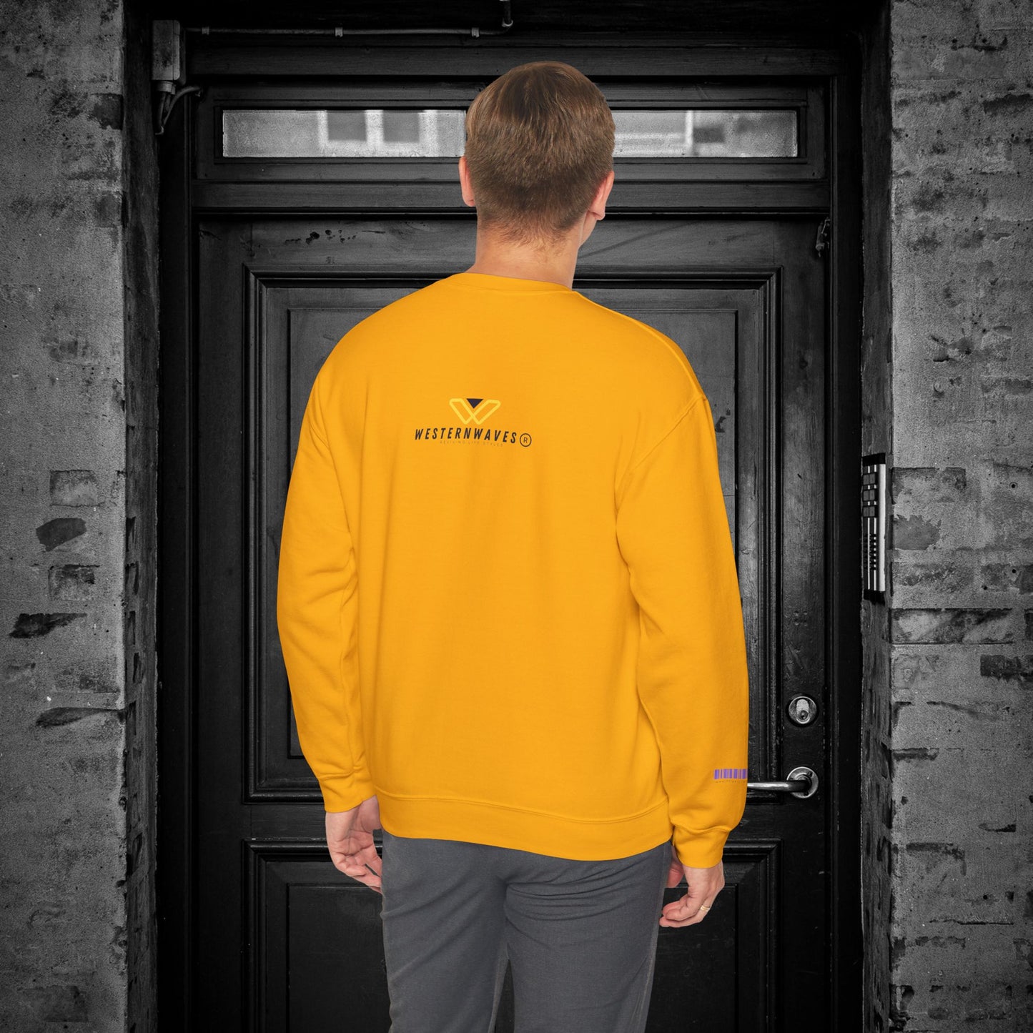 Unisex Heavy Blend™ Crewneck Sweatshirt_ N2+ Series UHBCSS PT2WW027_ Limited Edition Pure Luxury By WesternWaves: