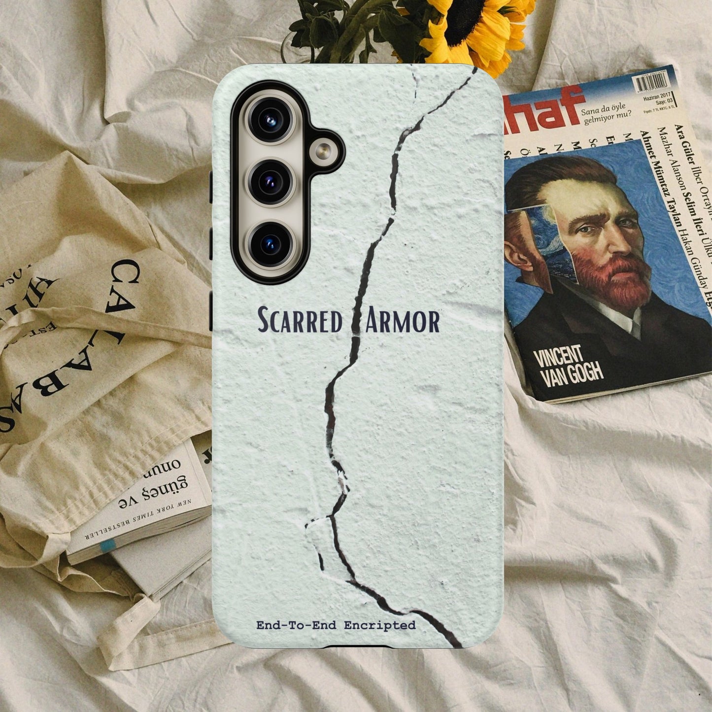 Tough Cases_ Samsung Galaxy Phone Case_ Series N8+ TCPCASE PT2WW003_ Limited Edition Scarred Armor Design Samsung Galaxy Phone Cases by WesternWaves: