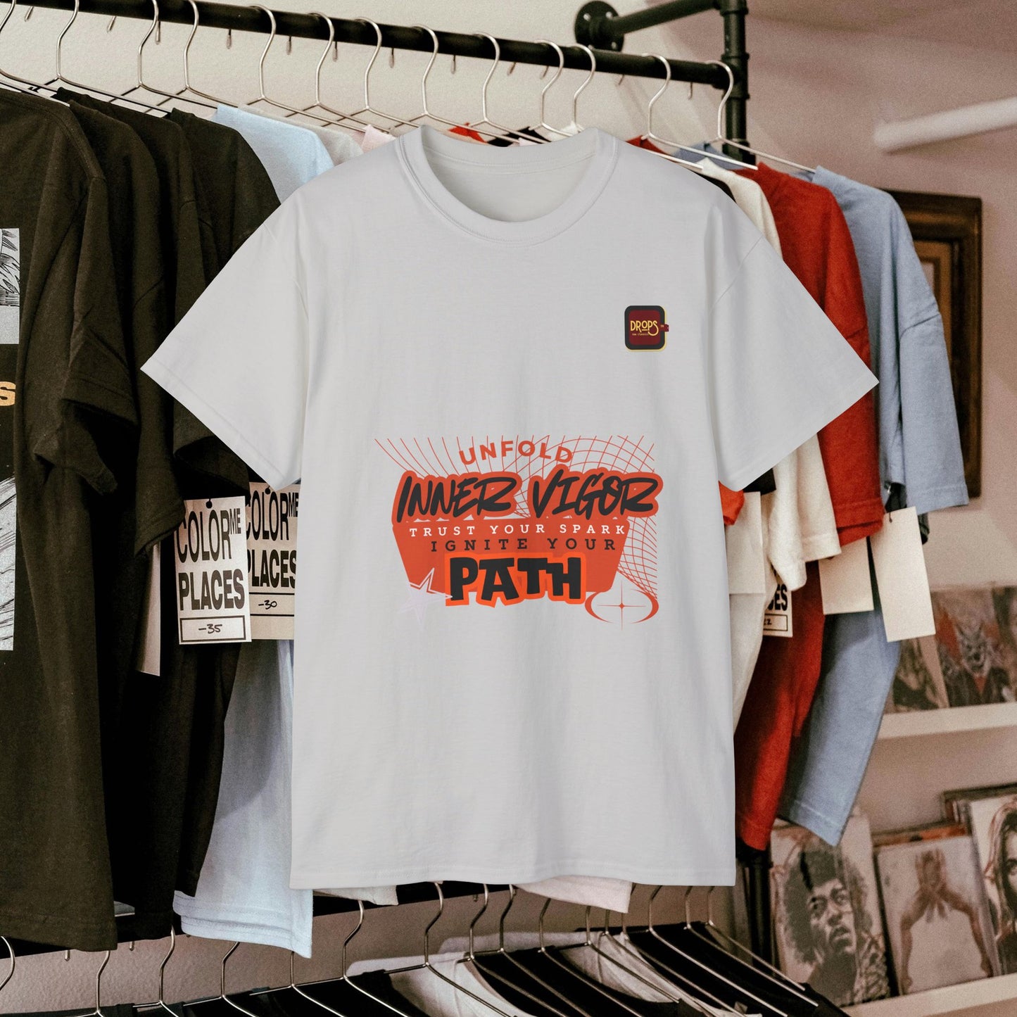 Inspirational Unisex Ultra Cotton Tee_ N6+ Series IPUSUCTEE PT2WW001_ Limited Edition by WesternWaves: