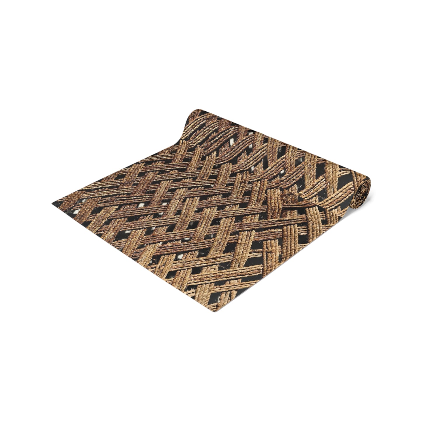 Title: Table Runner (Cotton, Poly)_ Rustic Natural Weave Table Runner for Stylish Dining_ N7+ Series TRUNNER PT2WW005_ Limited Edition by WesternWaves_