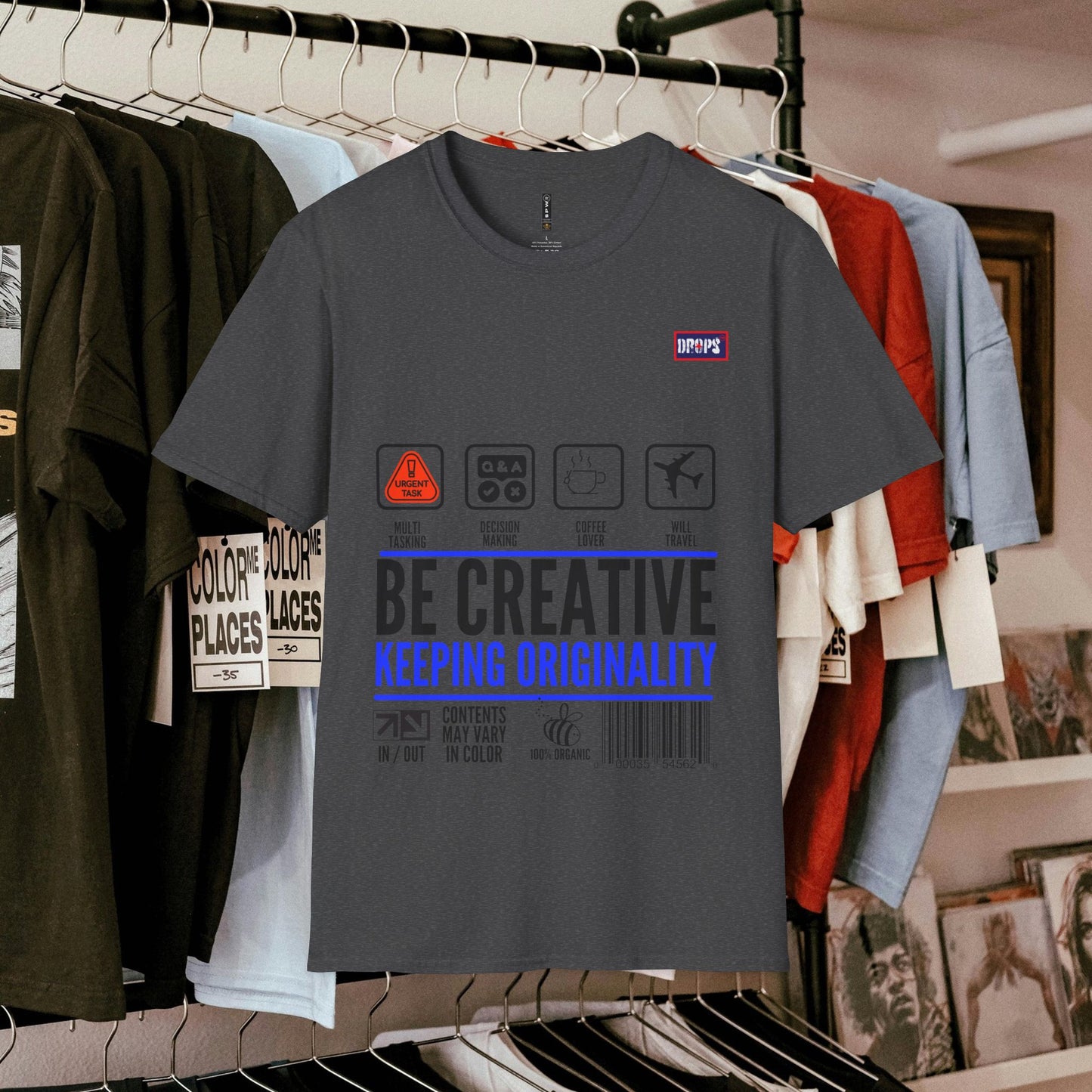 Unisex Softstyle T-Shirt_ N2+ Series USSTS FT2WW007_ Redefine Relaxation Limited Edition by WesternWaves: